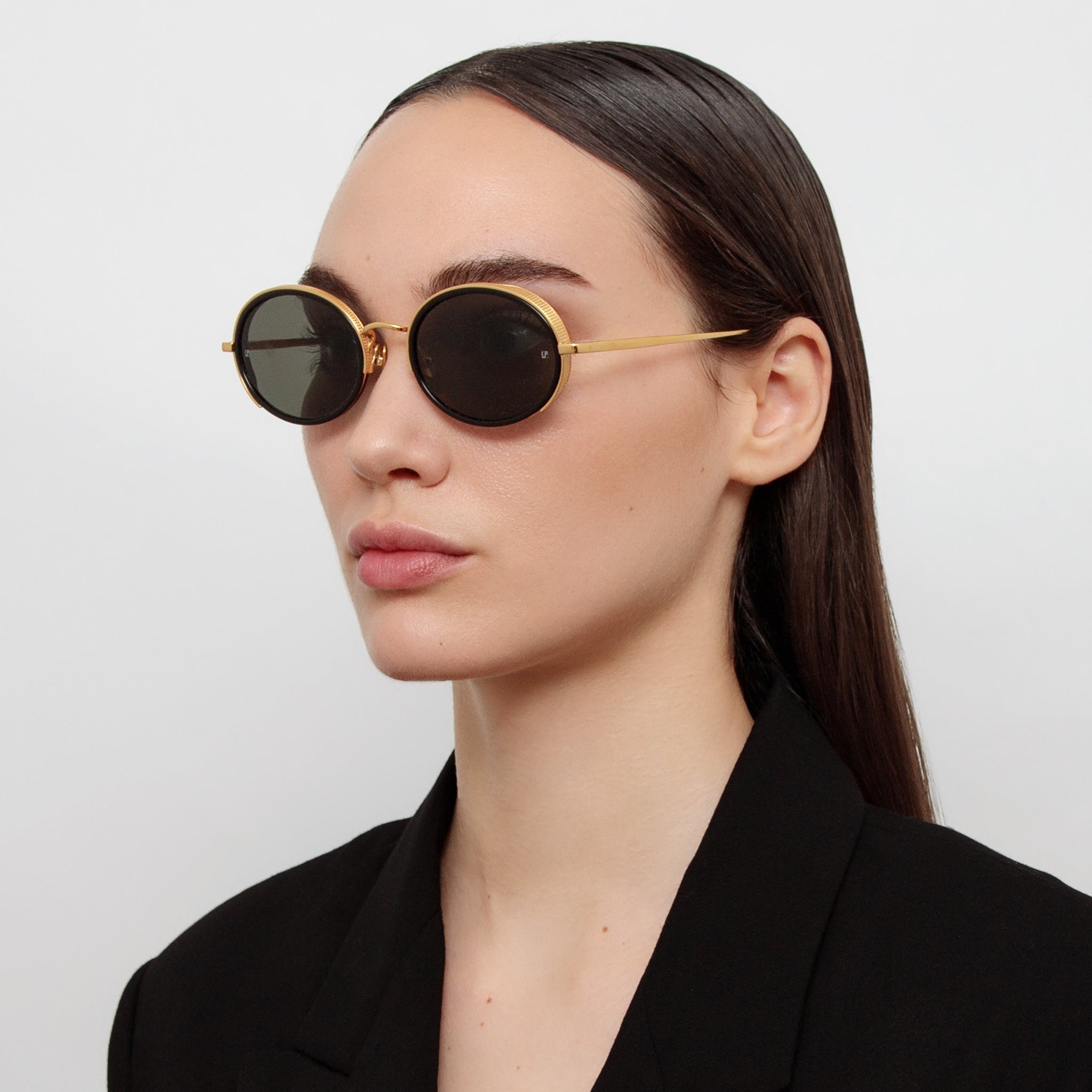 Finn Sunglasses in Yellow Gold - 3
