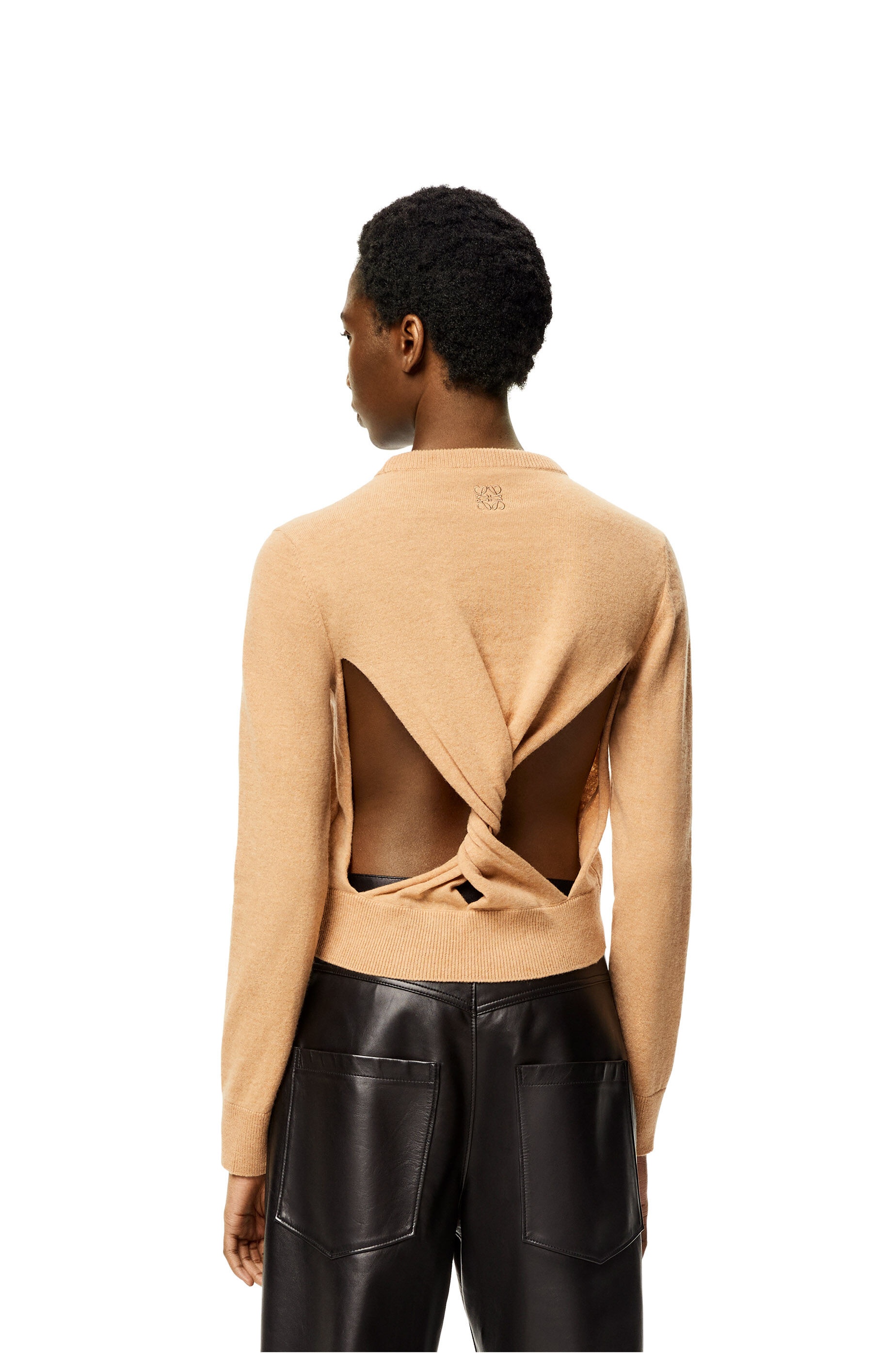 Twisted sweater in wool - 4