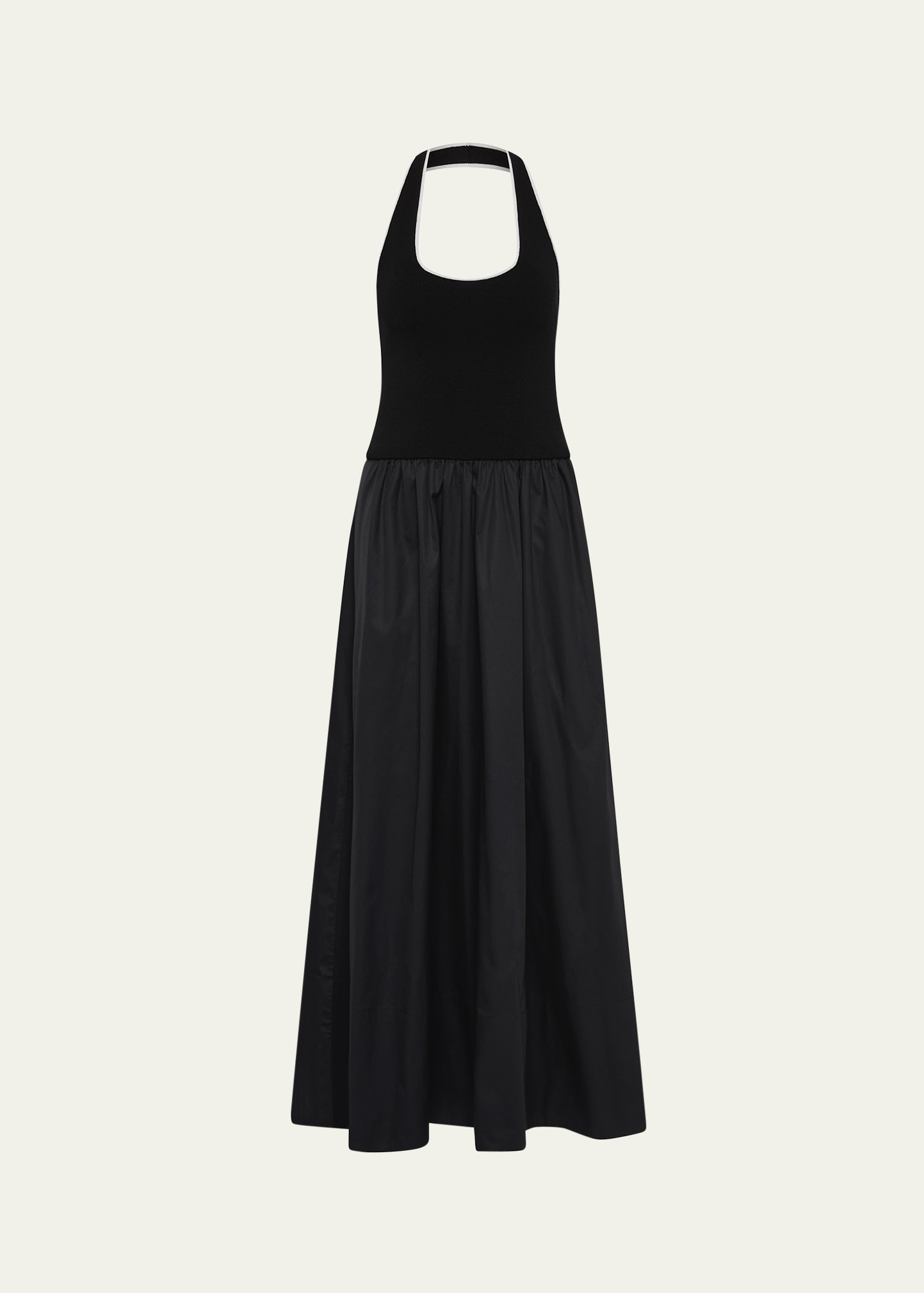 Combo Halter Dress - 1