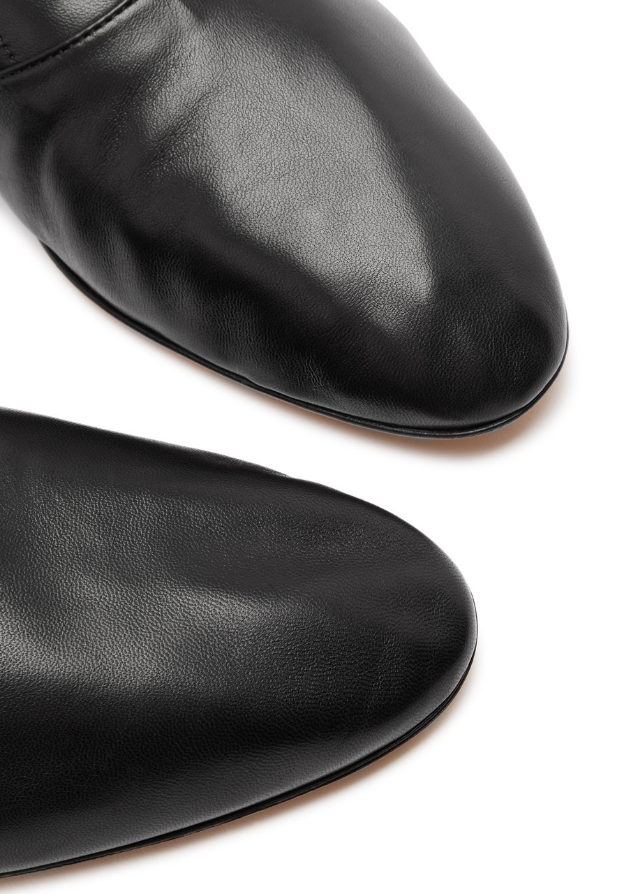 The Row Awar Leather Flats - 3