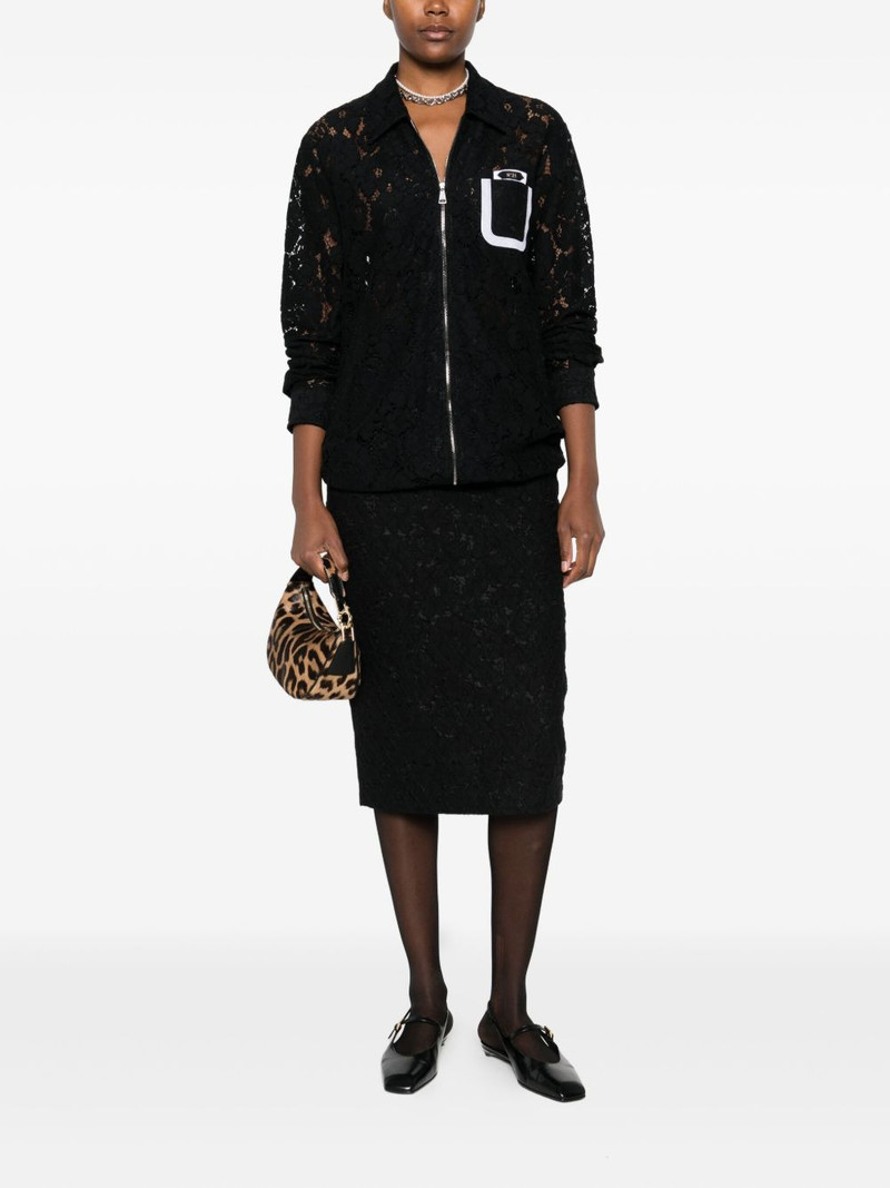 N°21 lace zip-front jacket outlook
