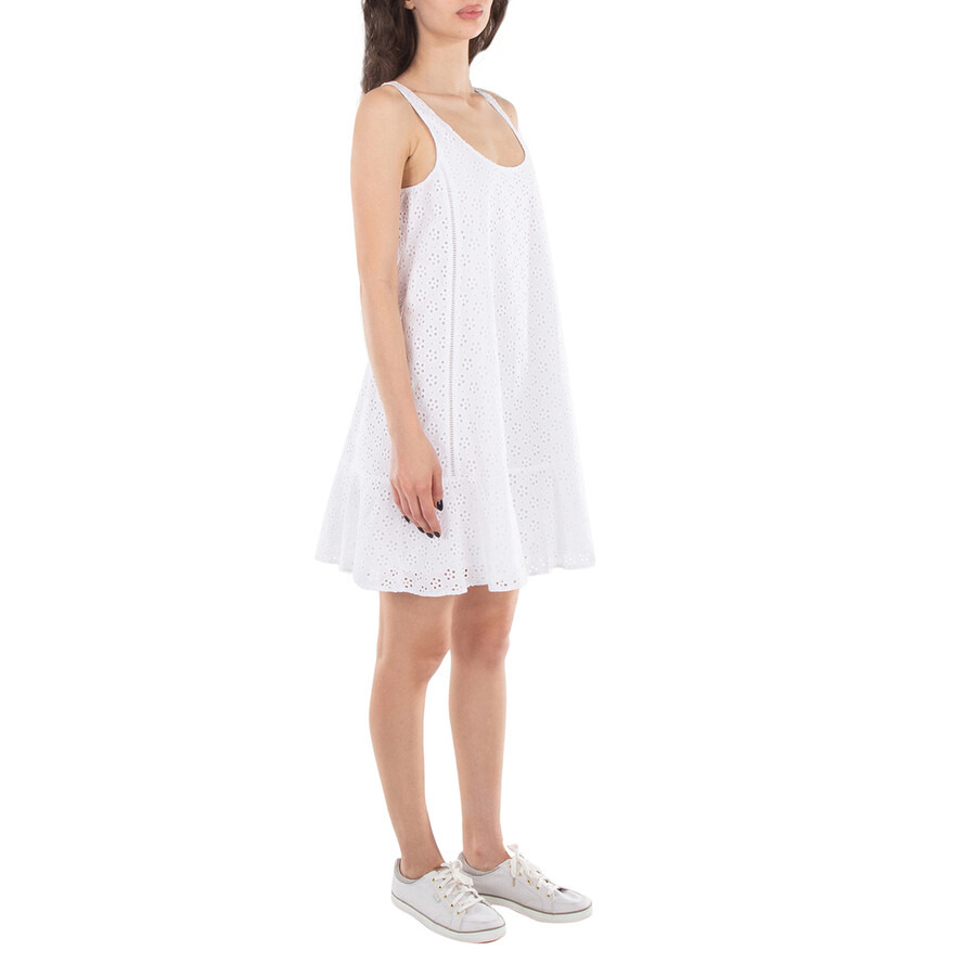 Kenzo Broderie-Anglaise Flared Dress - 4