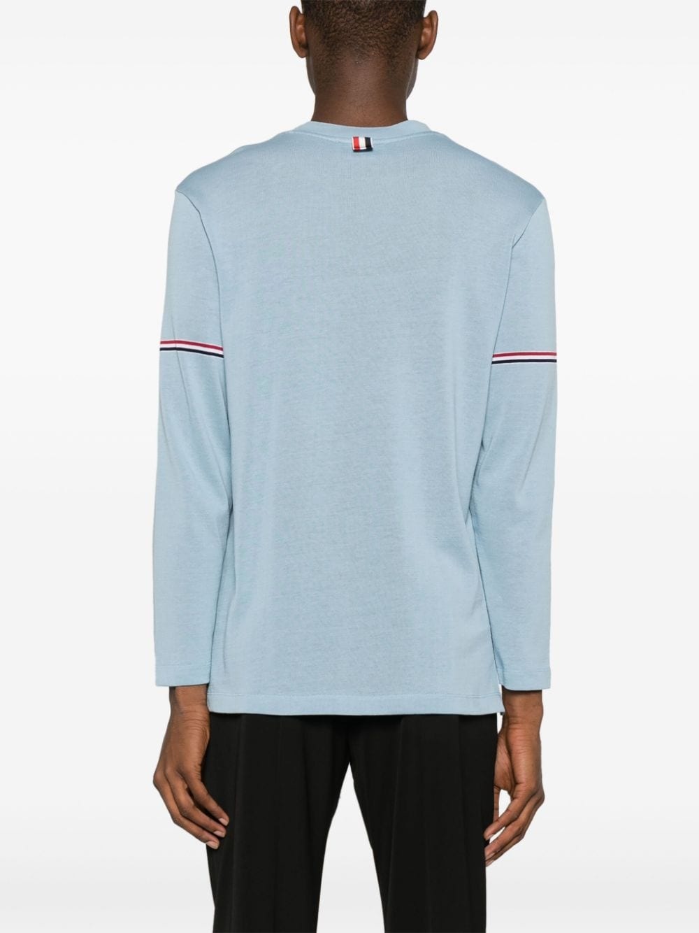 RWB-stripe cotton T-shirt - 4