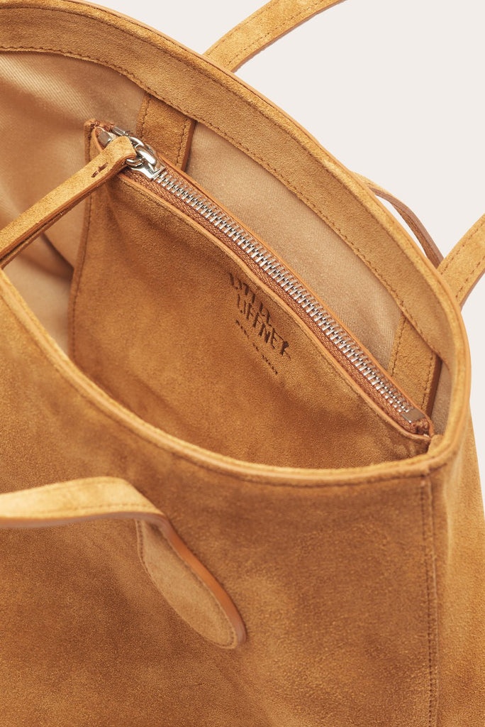 TALL SPROUT TOTE RHUM SUEDE - 8