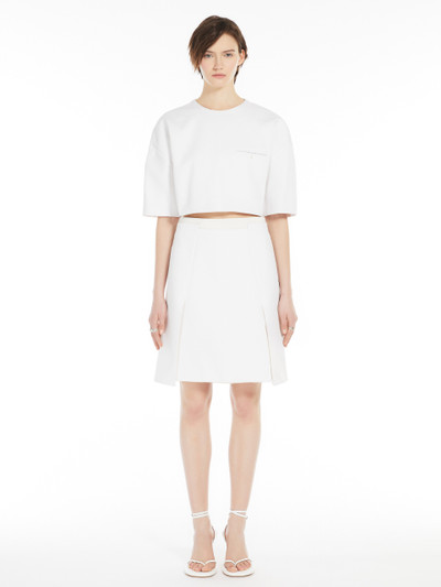 Sportmax ROLL Flared cotton gabardine skirt outlook