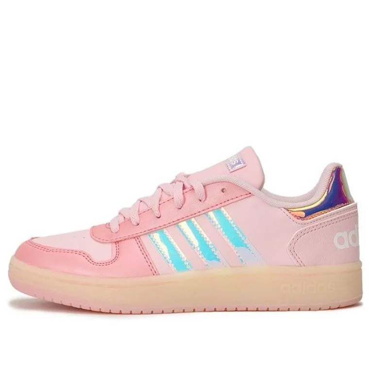 (WMNS) adidas neo Hoops 2.0 Pink/White H02712 - 1