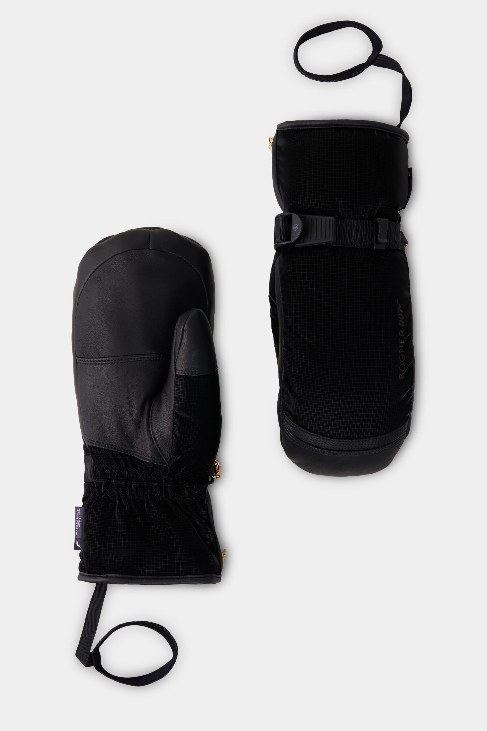 007 Flora Mittens in Black - 1