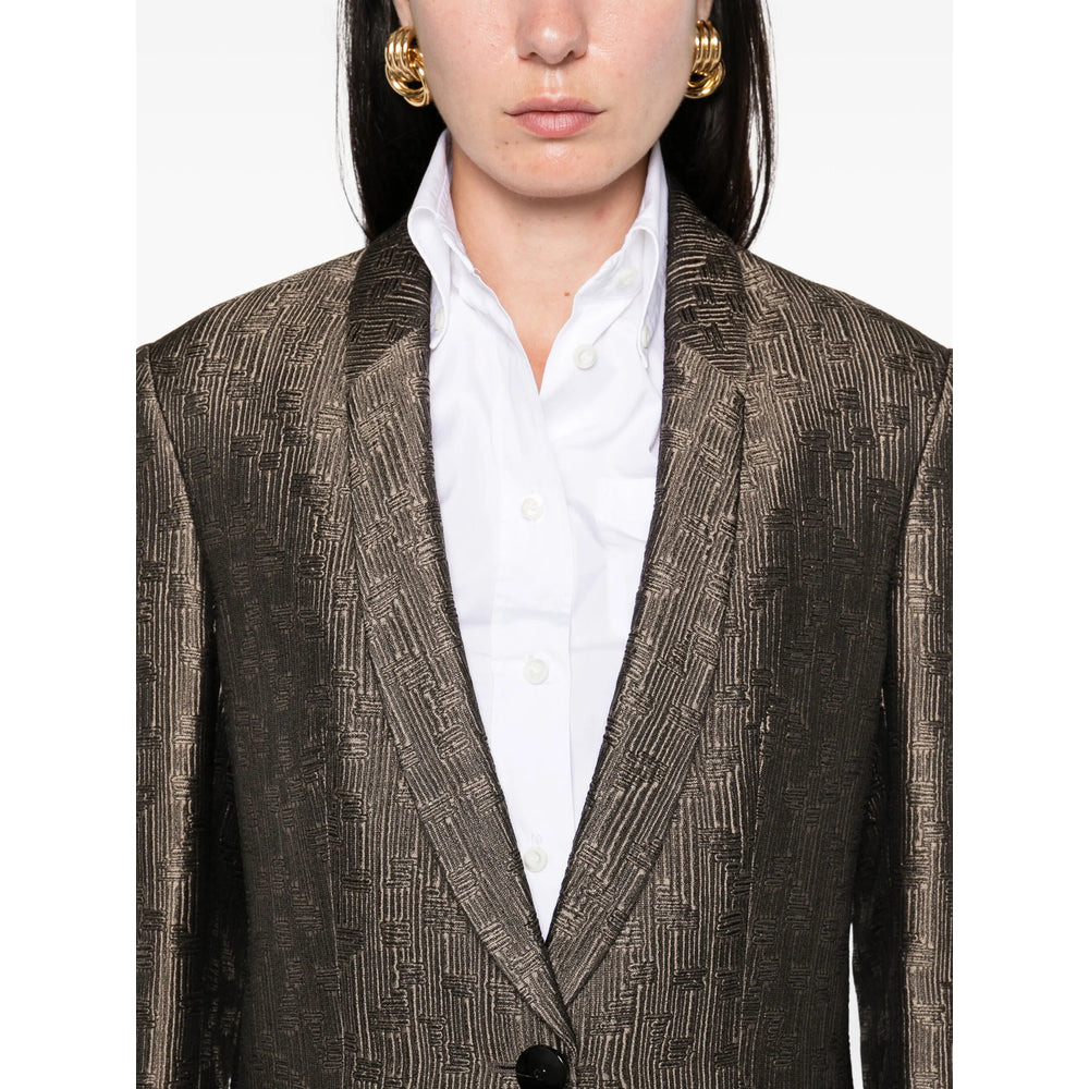 Giorgio Armani Brown Jackets - Blazers Women - 2