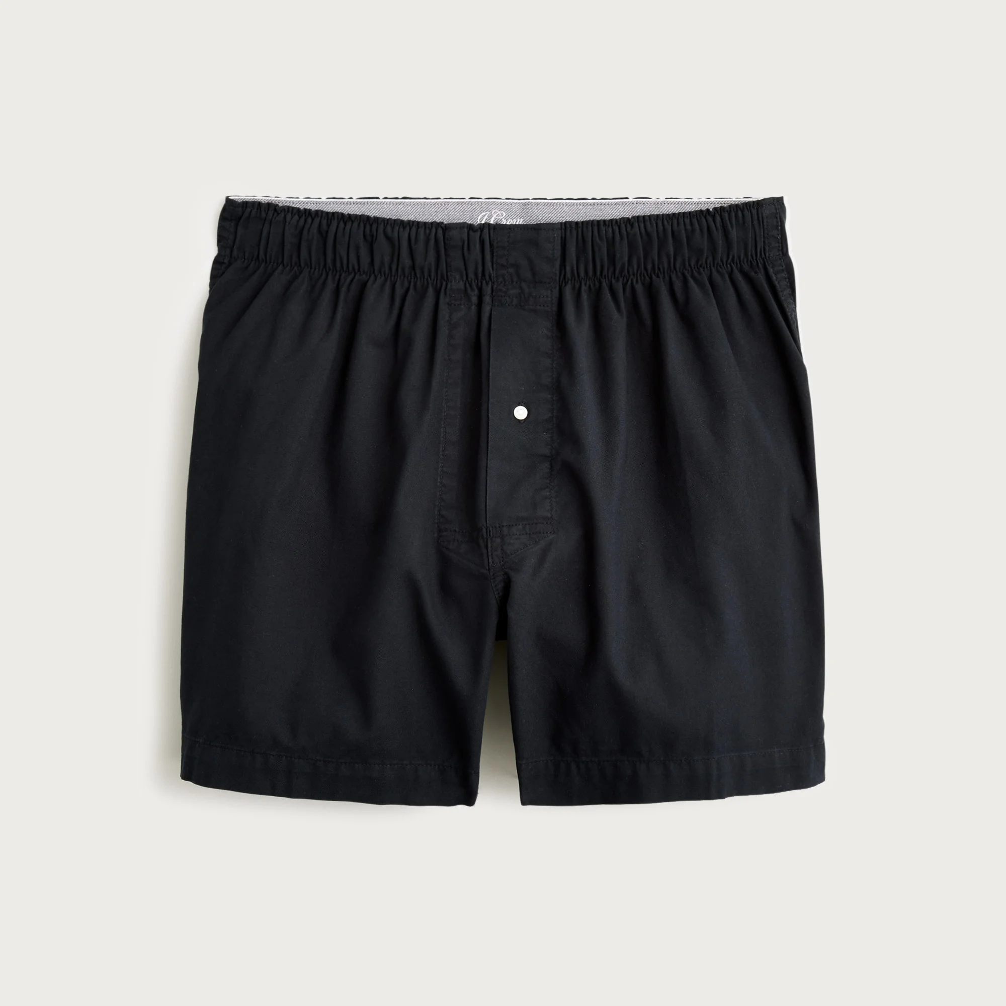 Boxer short in garment-dyed Broken-in organic cotton oxford - 1