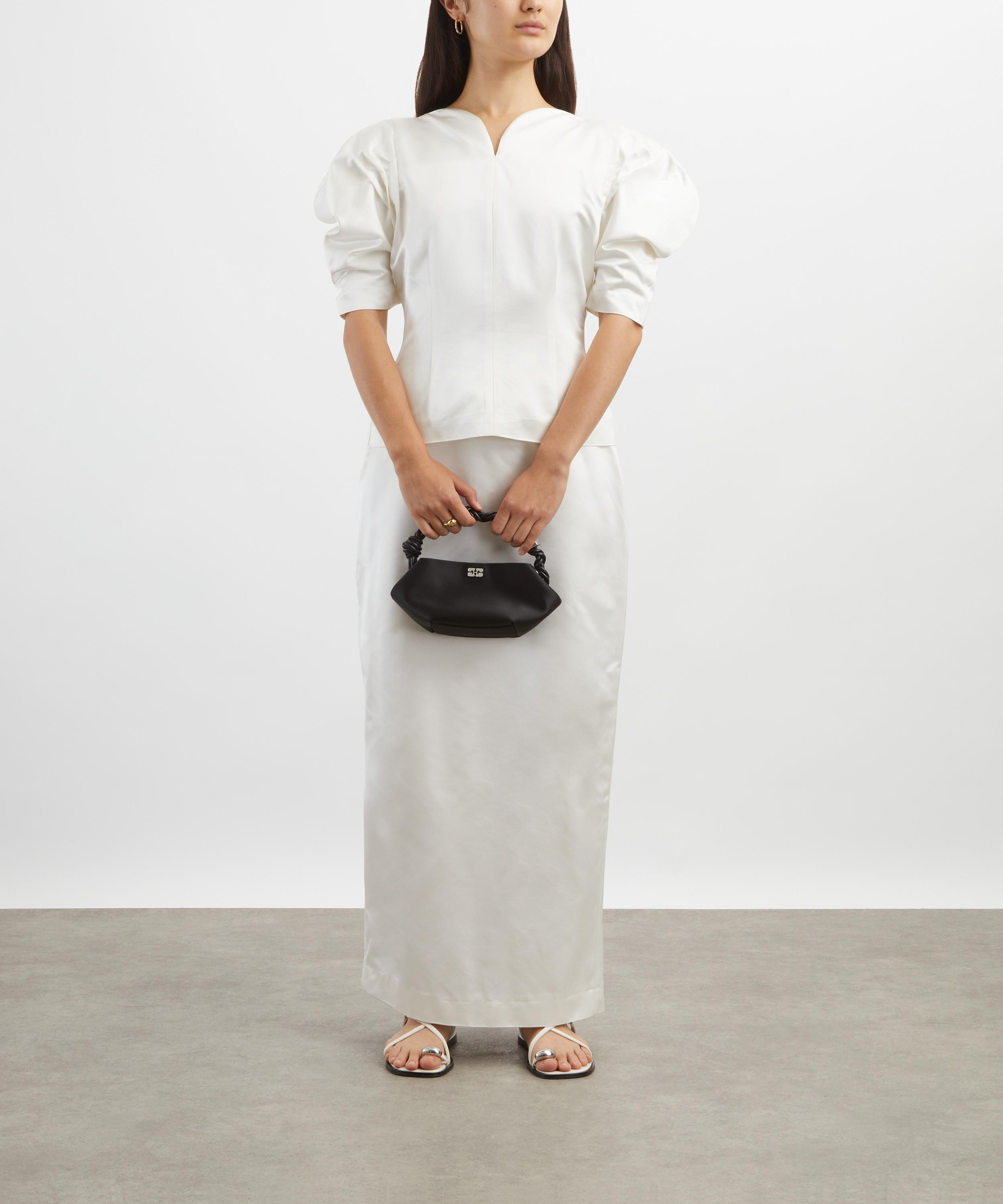Janet Ecru Puff-Sleeve Top - 2