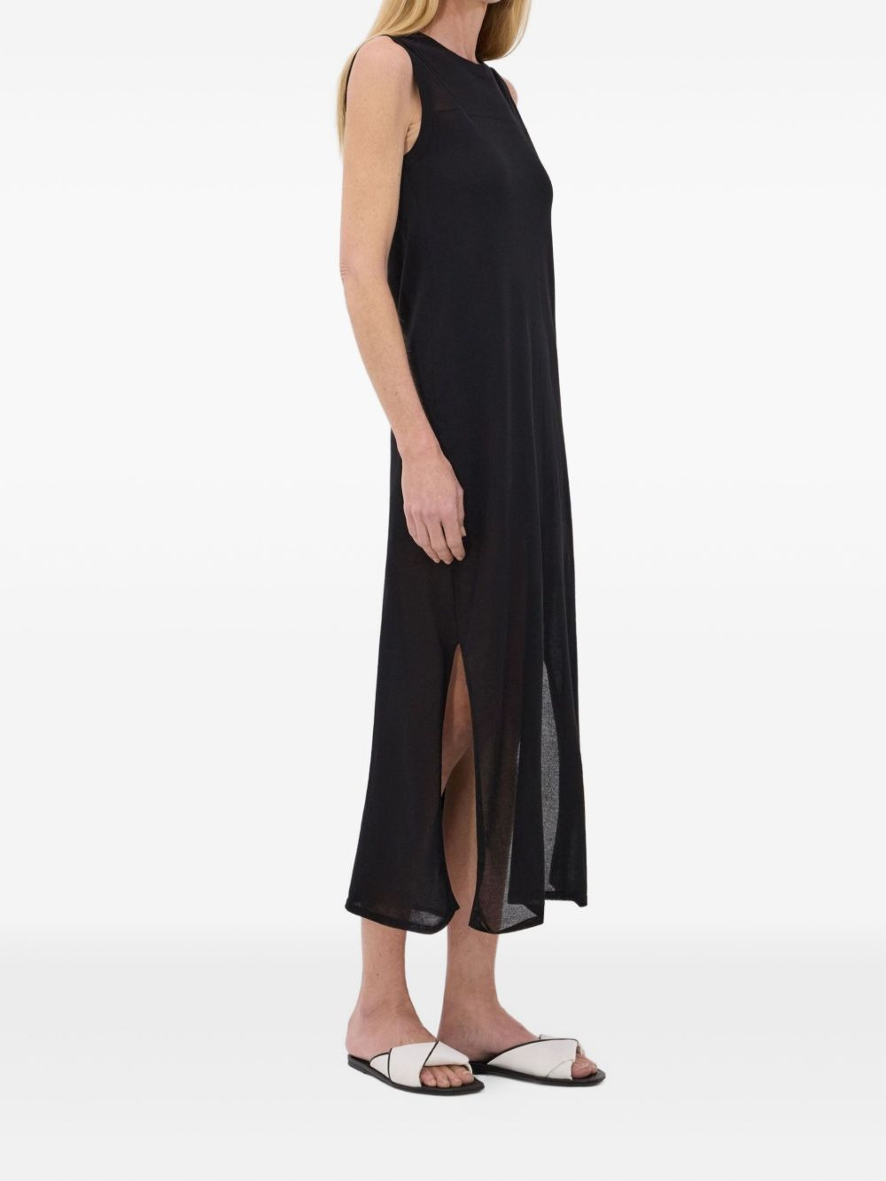 Philae sheer-panels midi dress - 3