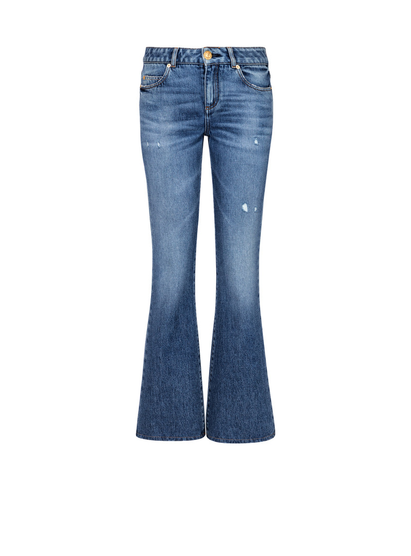 Flared denim jeans 1