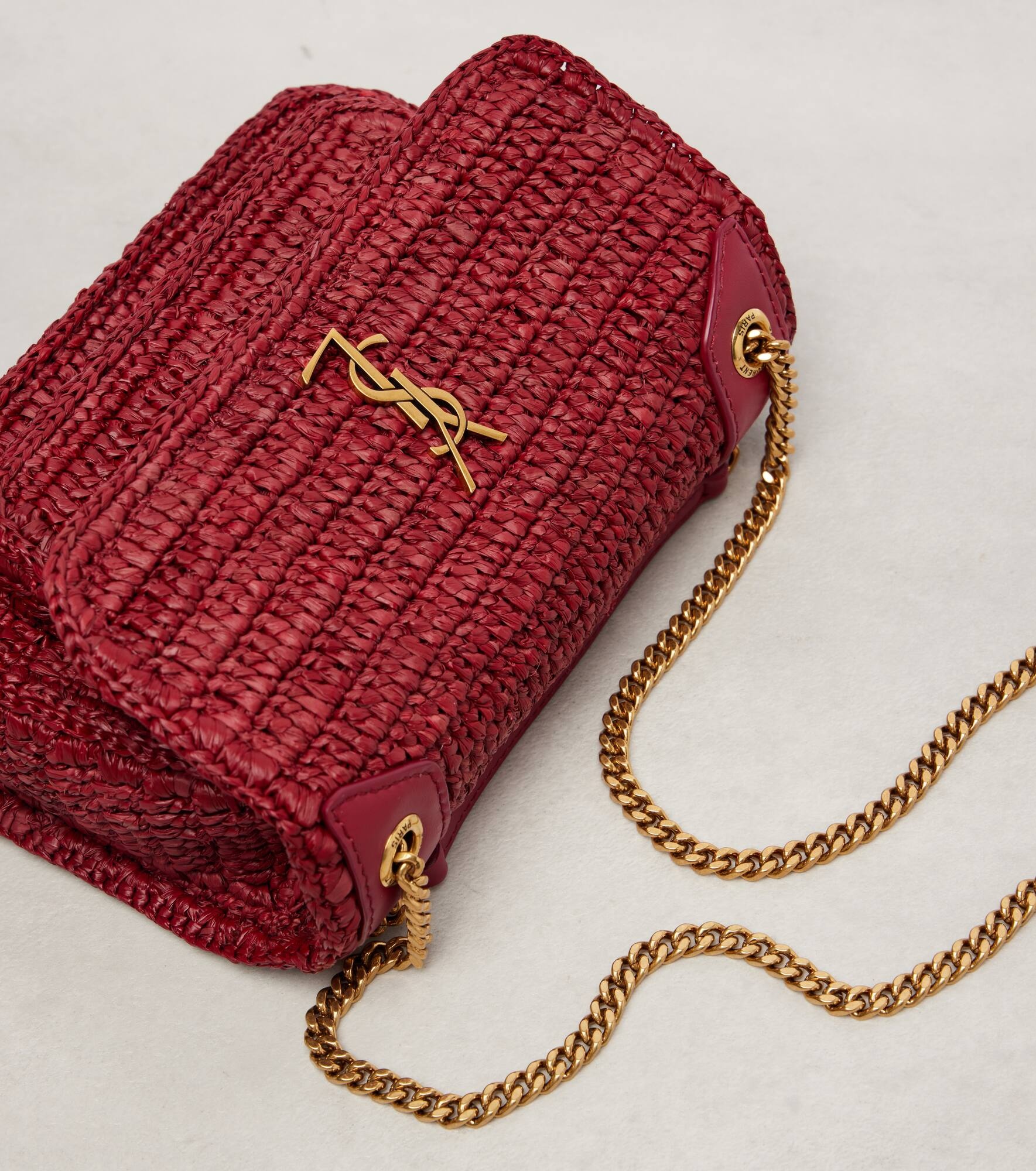 Niki Small raffia-effect shoulder bag - 6