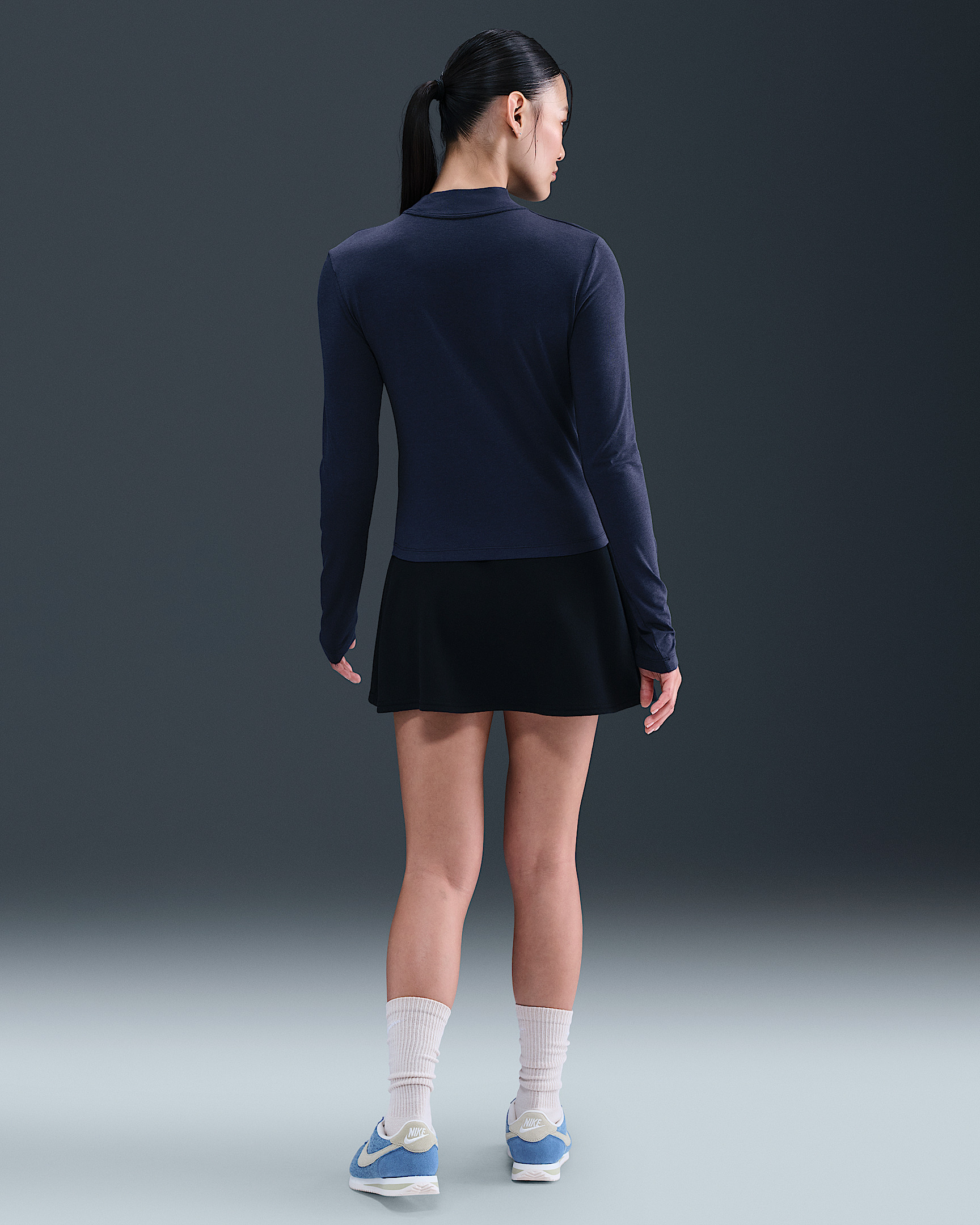 Nike Sportswear Chill Knit Women's Slim Long-Sleeve Mock-Neck T-Shirt - 5