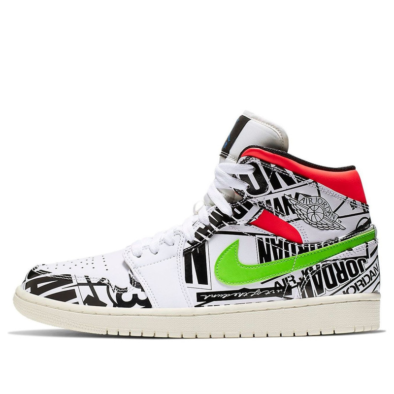 Air Jordan 1 Mid 'Over-Print 로고' 554724-119 - 1