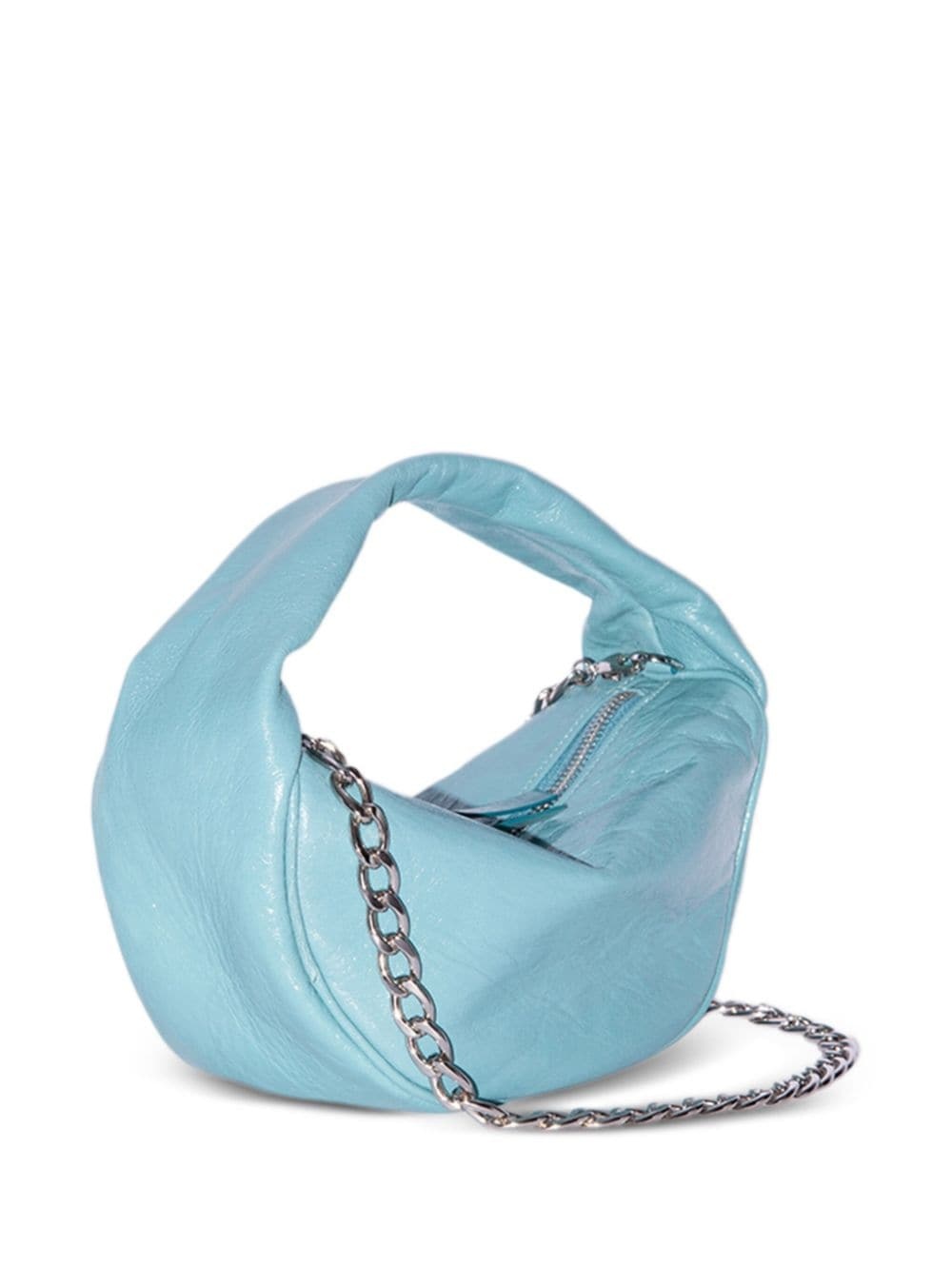 mini Cush Cadet creased leather shoulder bag - 2
