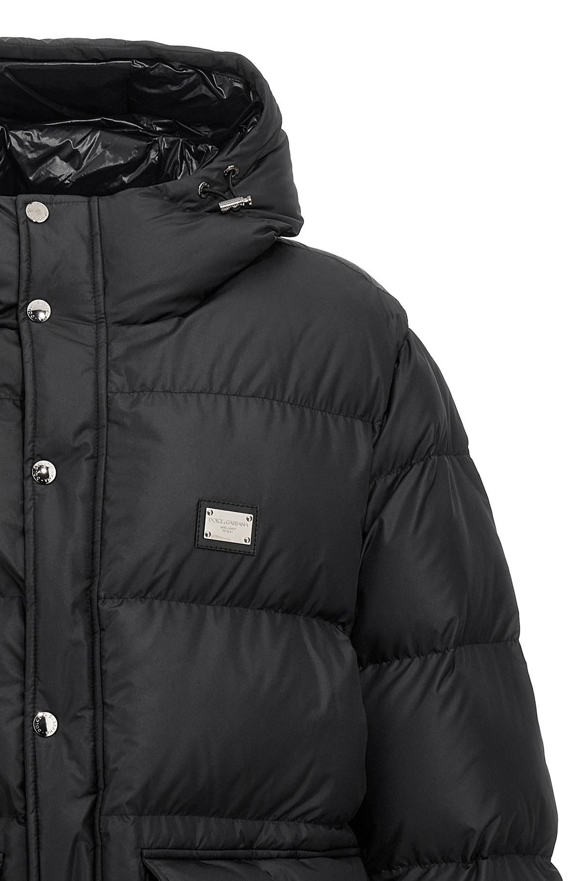 Dolce & Gabbana Men Logo Plate Down Jacket - 4