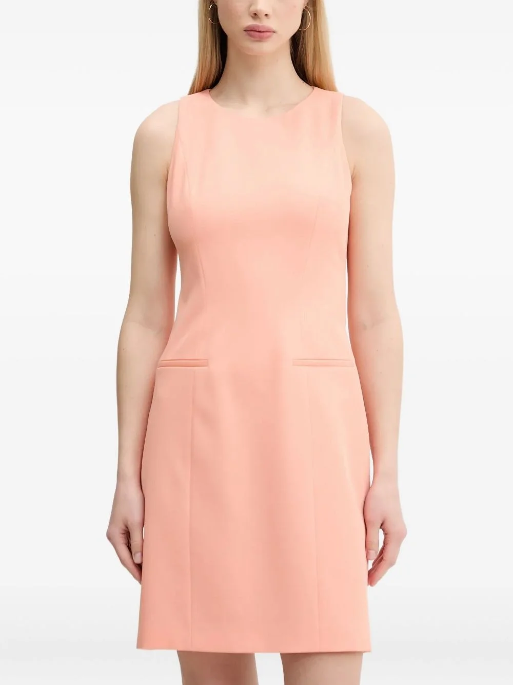 sleeveless pocket-detail dress - 1