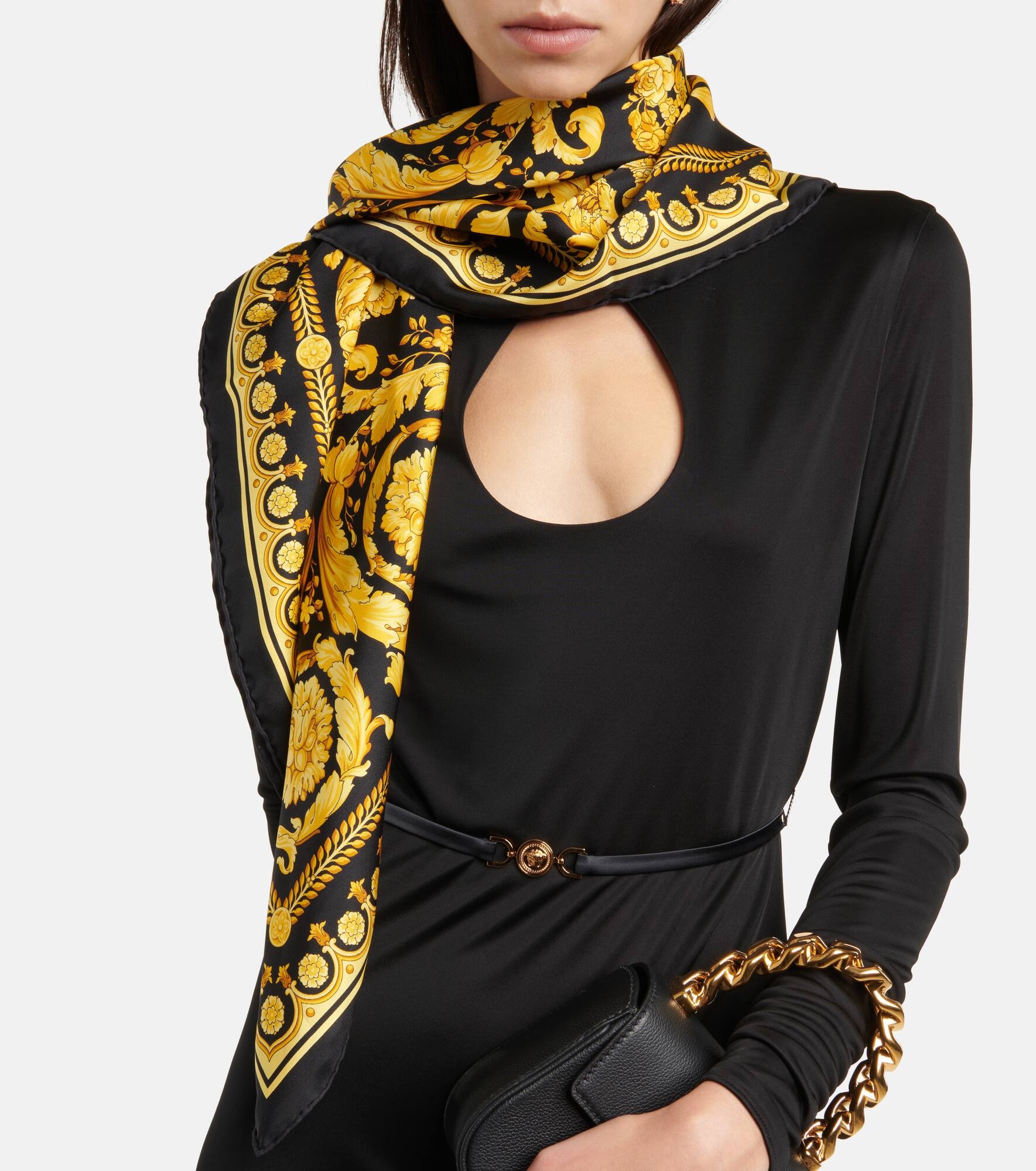 Barocco silk scarf - 2