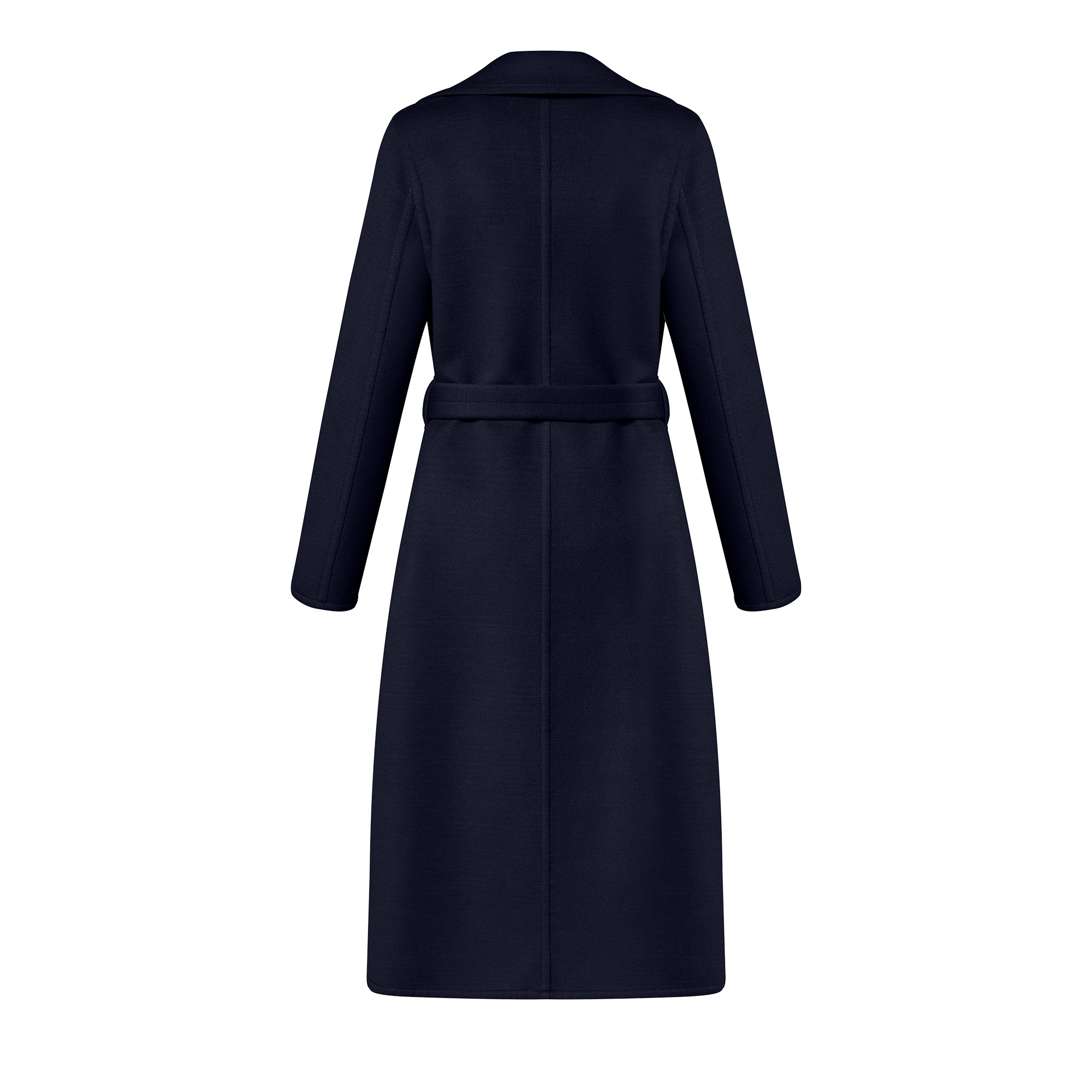 Signature Double Face Long Wrap Coat - 3