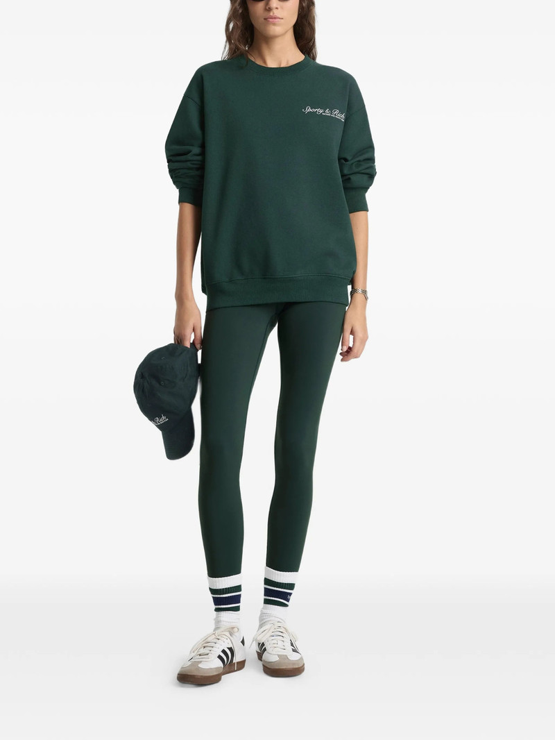 Sporty & Rich Printed Crew-neck Sweater 4