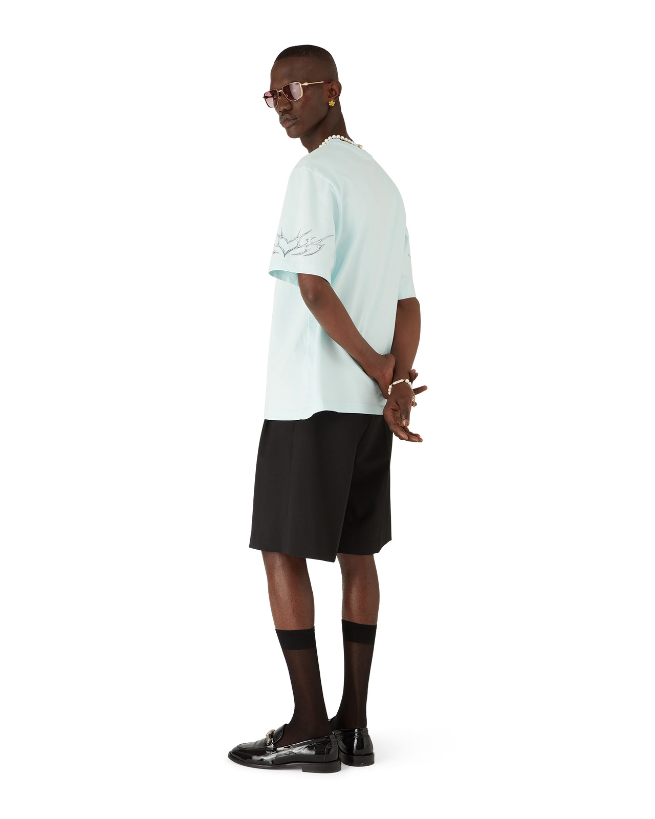Blades Oversized Short Sleeve T-Shirt | Casablanca Paris - 3