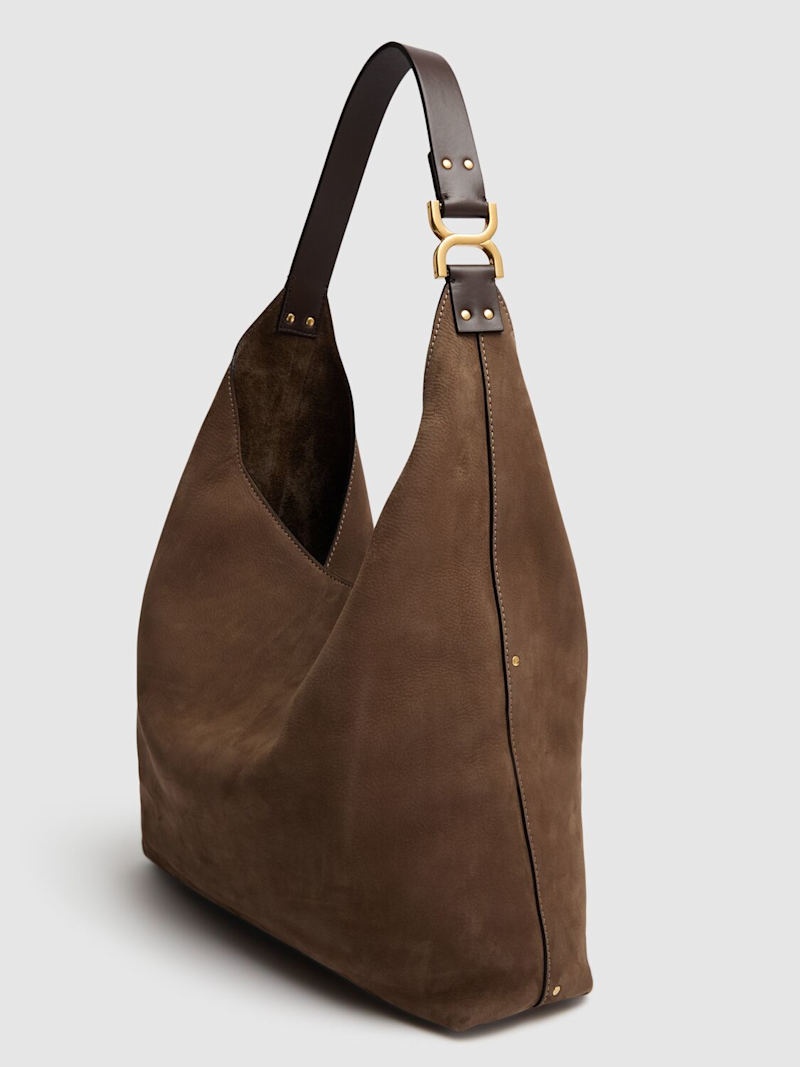 Marcie nubuck leather tote bag - 5