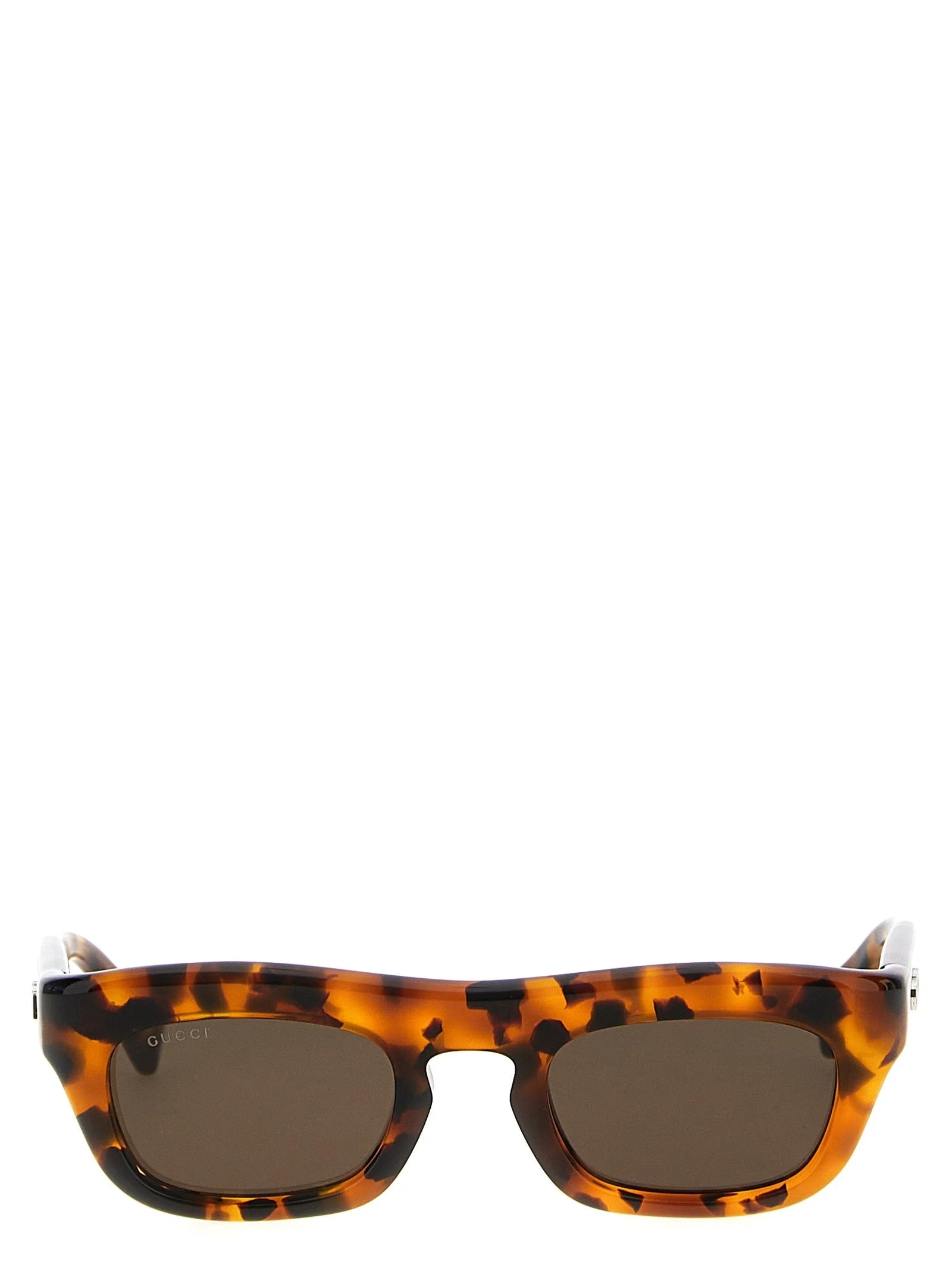 Rectangular Sunglasses Brown - 1