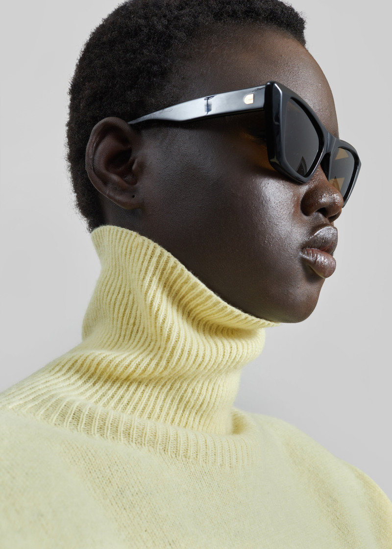 Alster Wool Turtleneck Sweater - Yellow 7