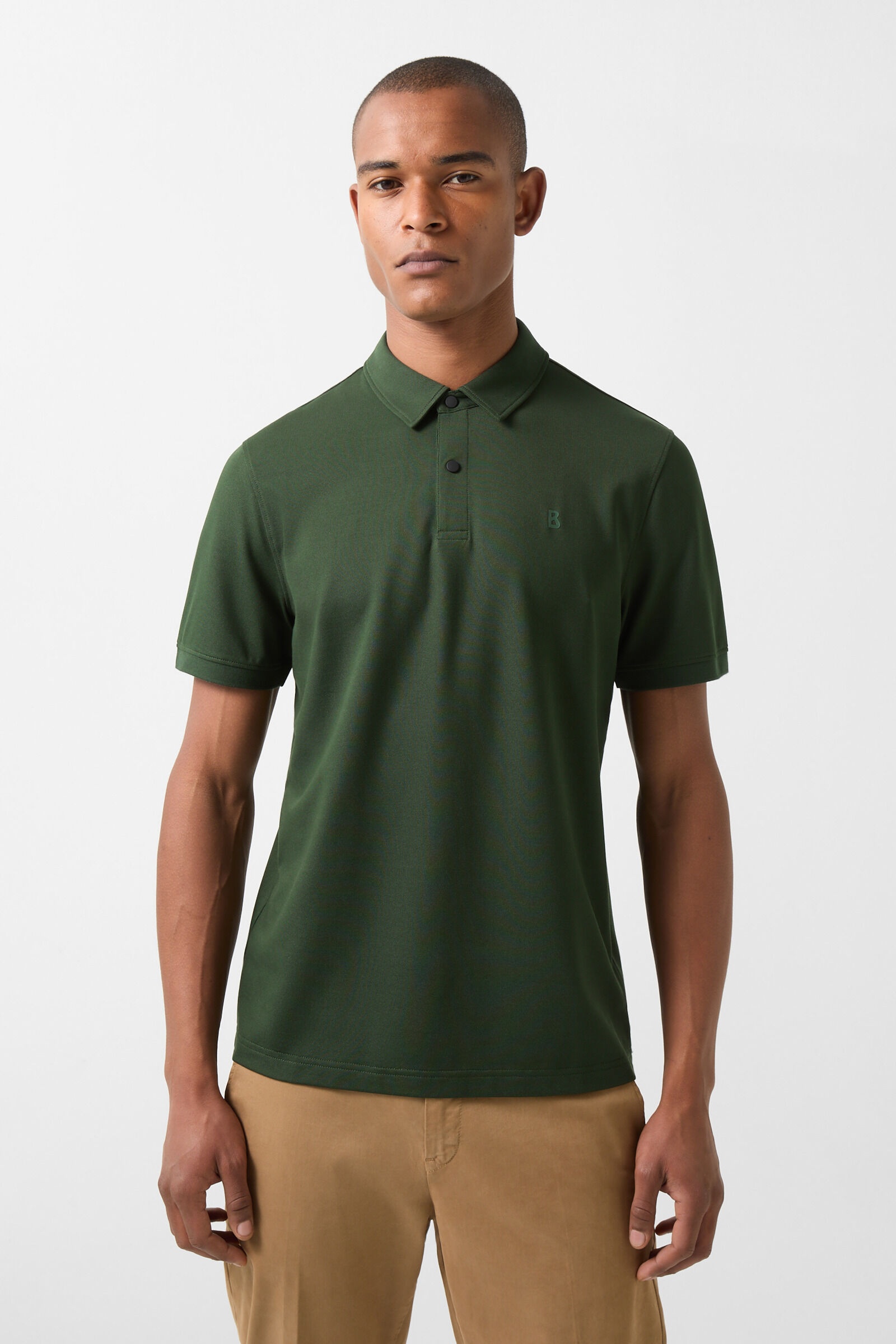 Timo Polo shirt in Olive green - 2