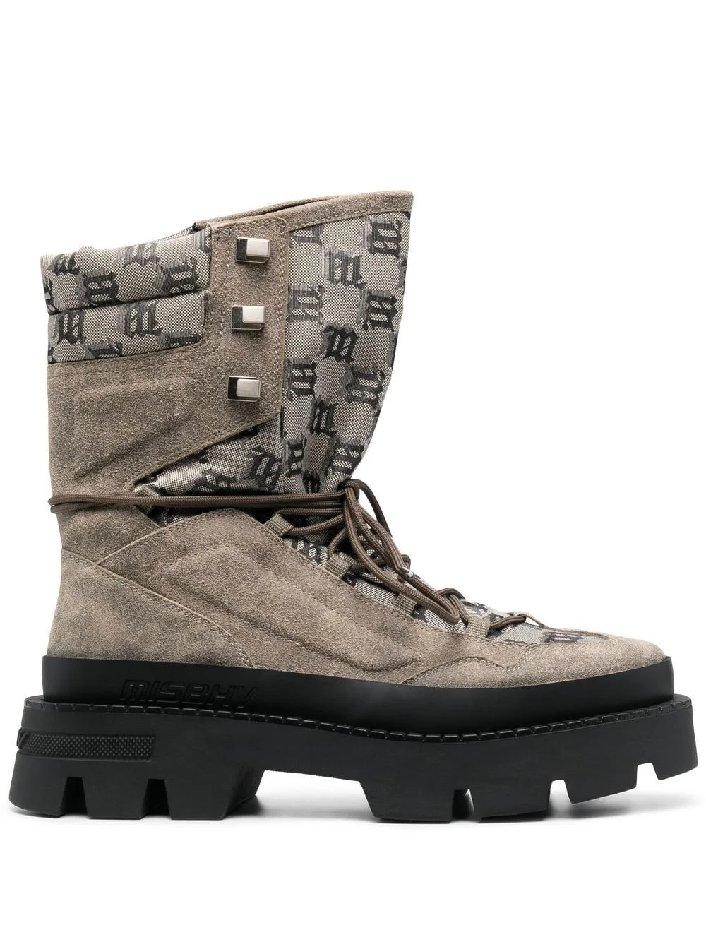 logo-print hight-top sneakers - 1