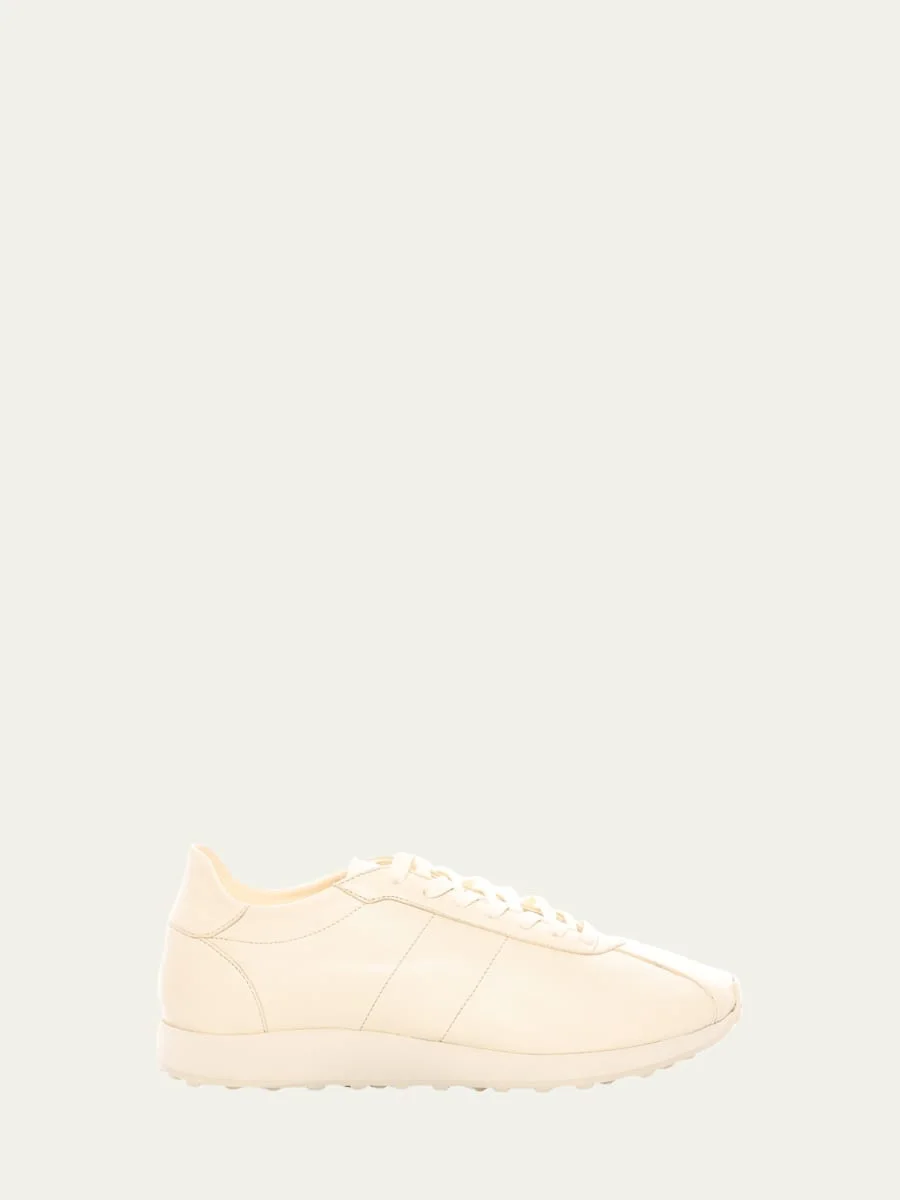 Mica Leather Low-Top Sneakers - 1