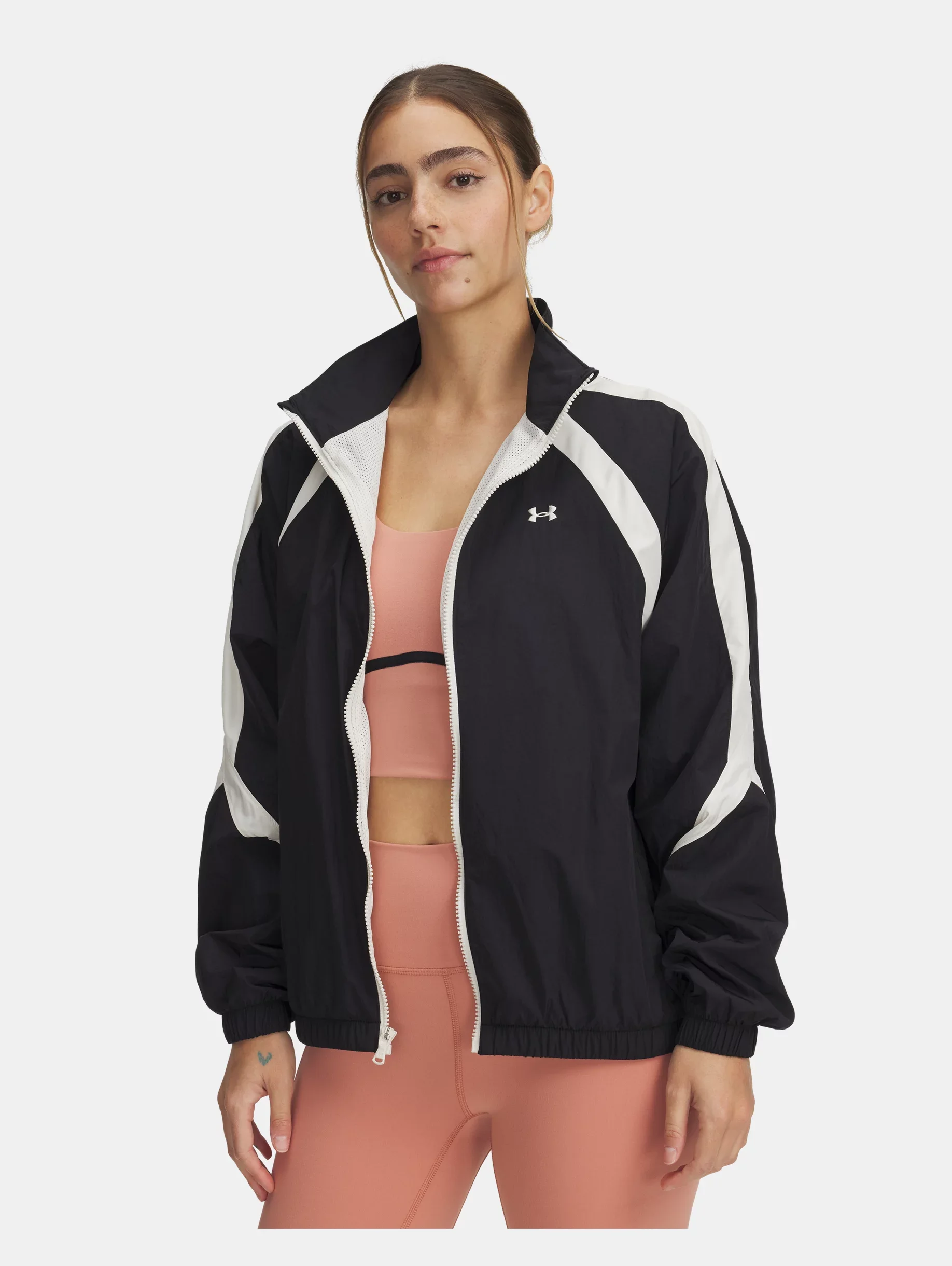 Women's UA Icon Crinkle Track Jacket - 1