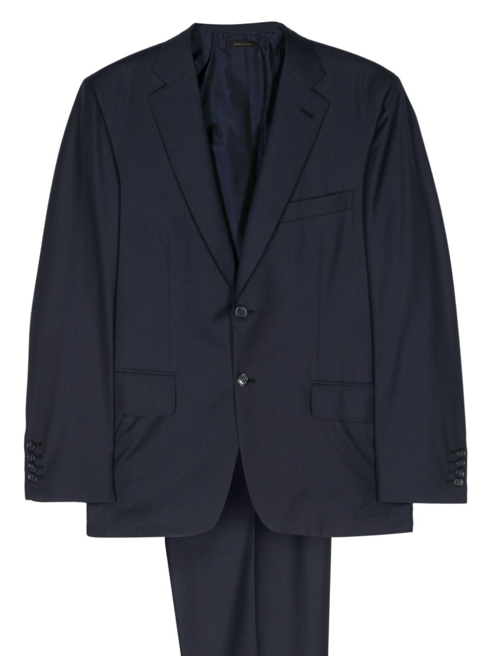 single-breasted two-piece suit - 1