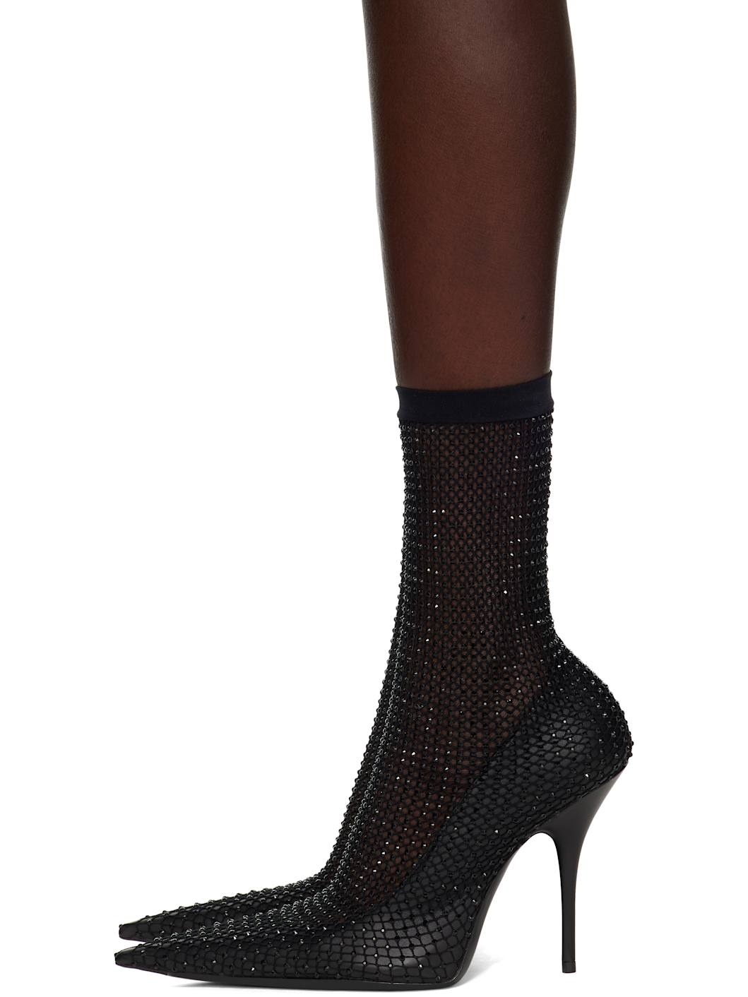 Black Avenue 110mm Bootie Heels - 3