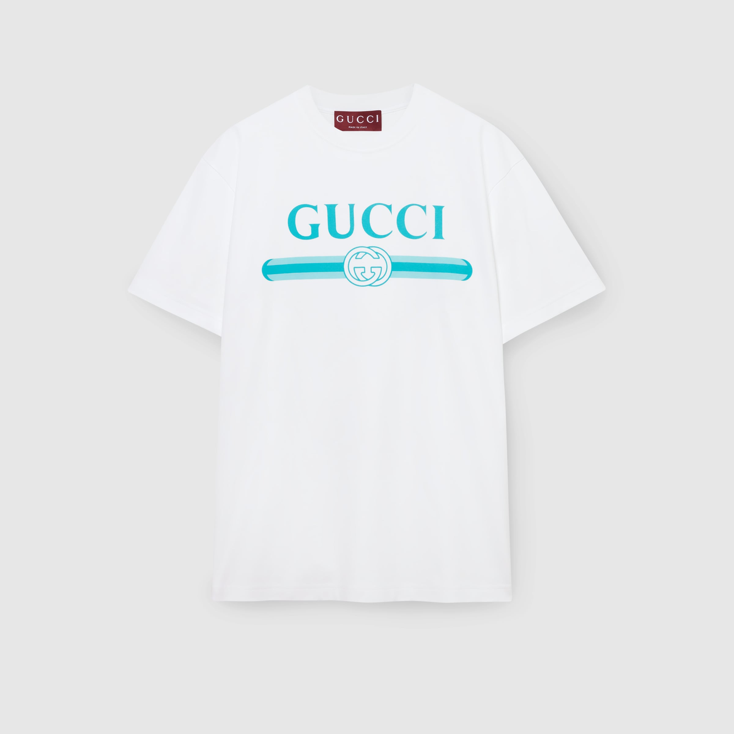 Soft cotton jersey T-shirt with print - 1