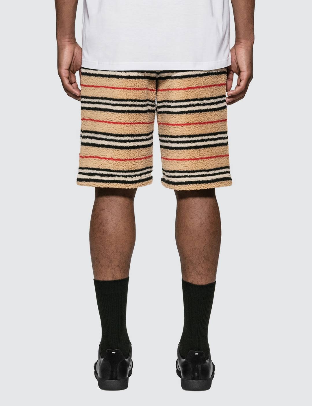 Icon Stripe Fleece Drawcord Shorts - 3