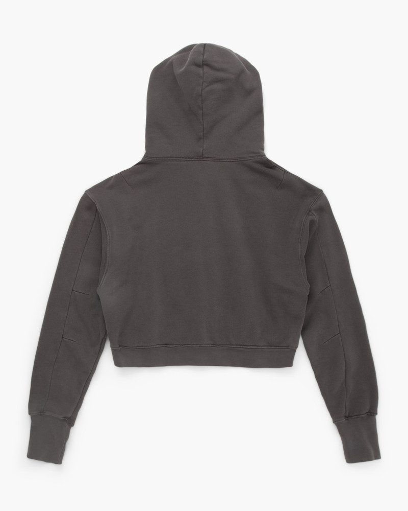 LES TIEN Zendaya Crop Zip Hoodie outlook
