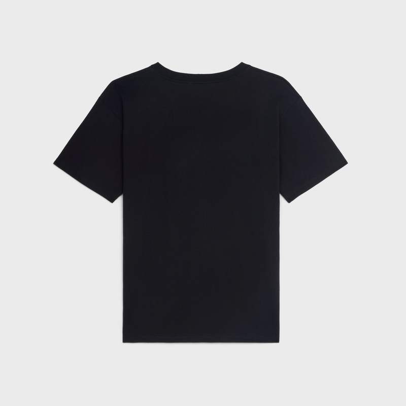 CELINE LOOSE T-SHIRT IN COTTON JERSEY WITH ARTIST PRINT outlook