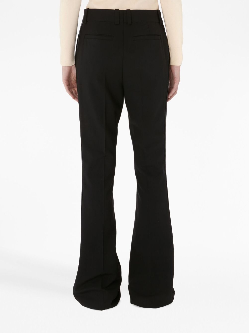 pressed-crease tailored trousers - 4