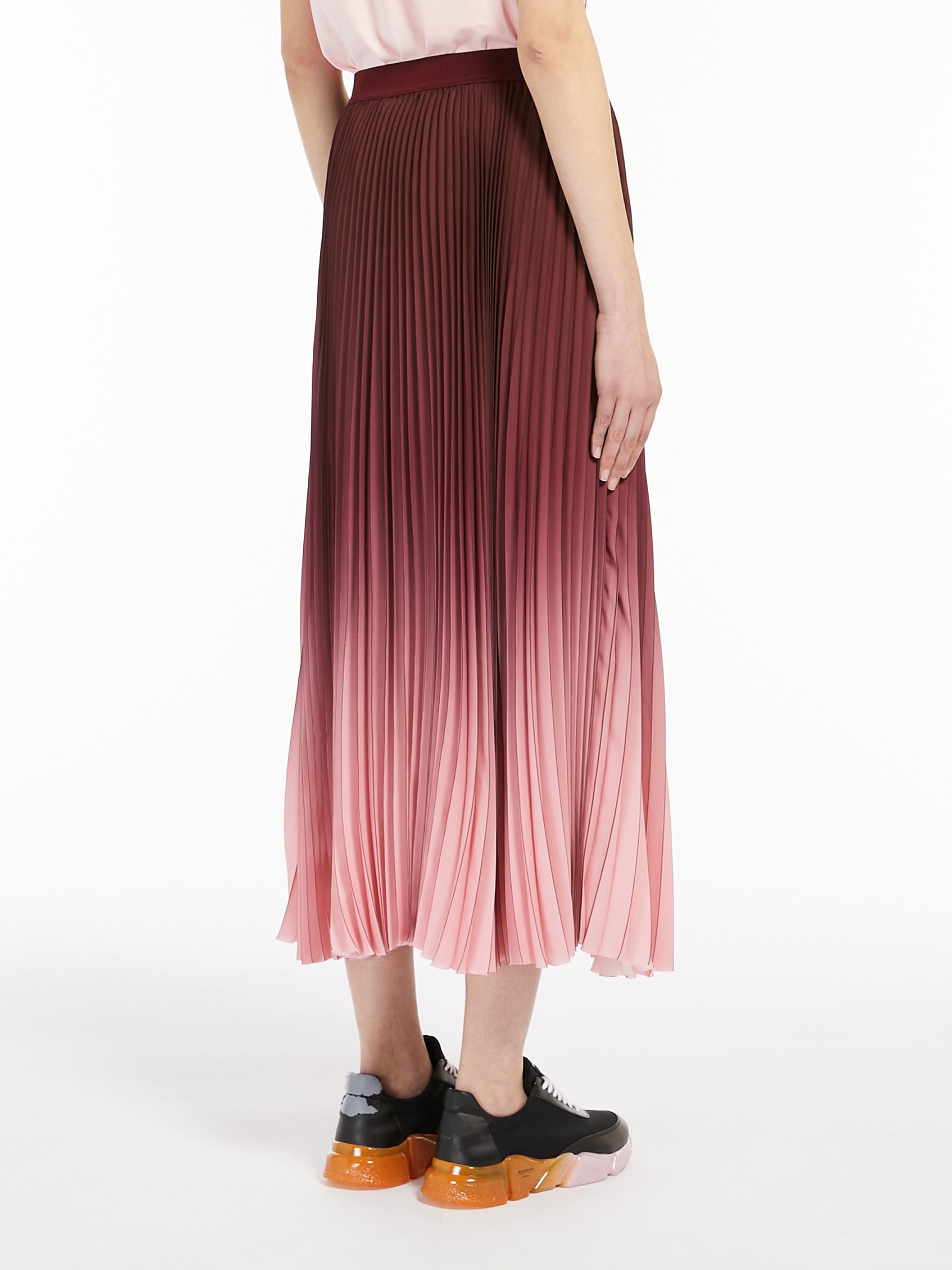 FULCRO Pleated georgette skirt - 4