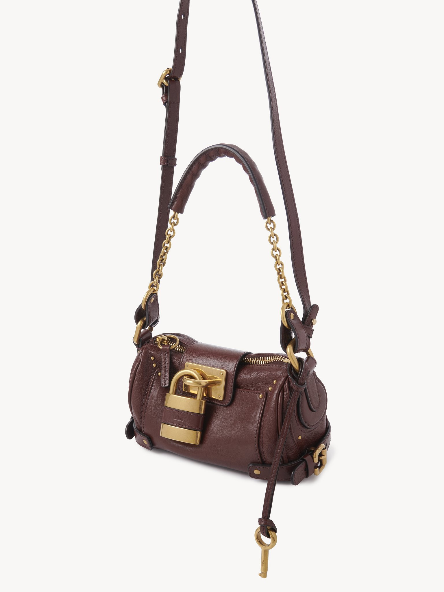 SMALL PADDINGTON CHAIN BAG IN GRAINED LEATHER - 3