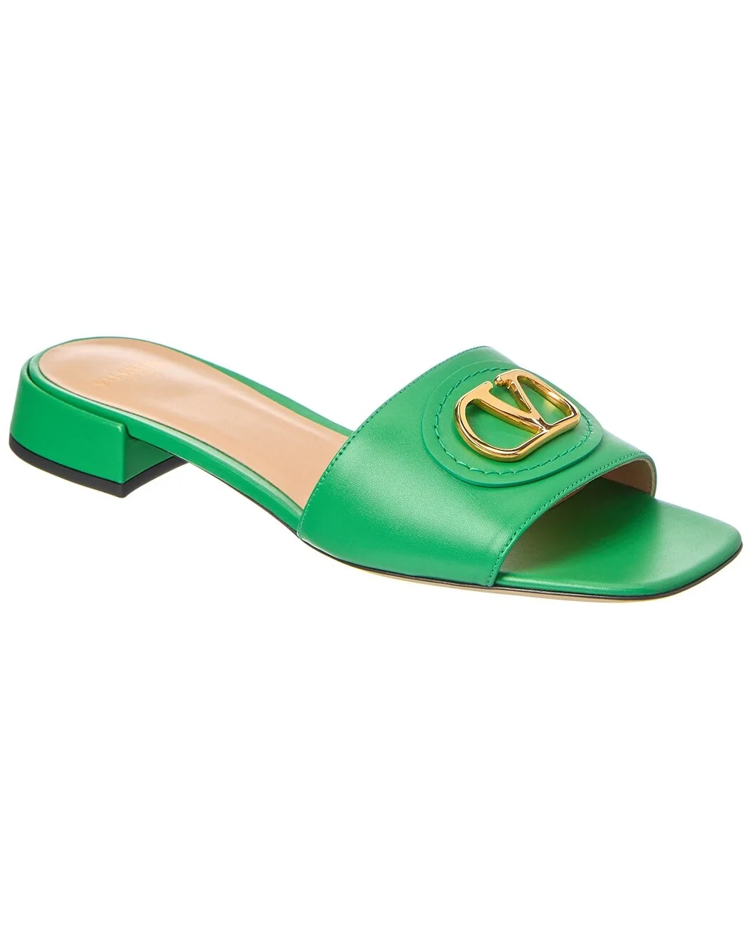 Valentino VLogo Signature Leather Sandal - 1