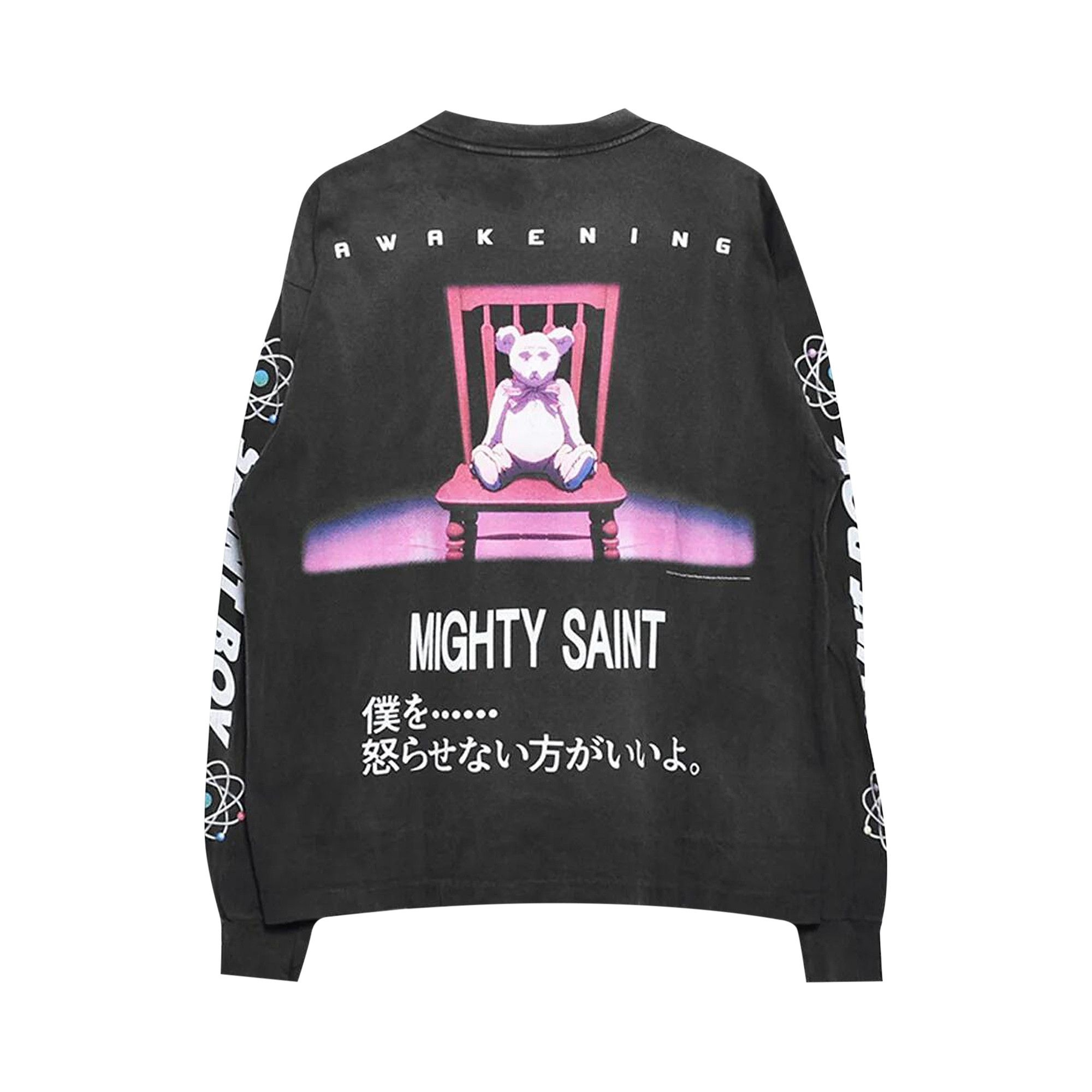 SAINT Mxxxxxx Pluto Long-Sleeve Tee 'Black' - 2