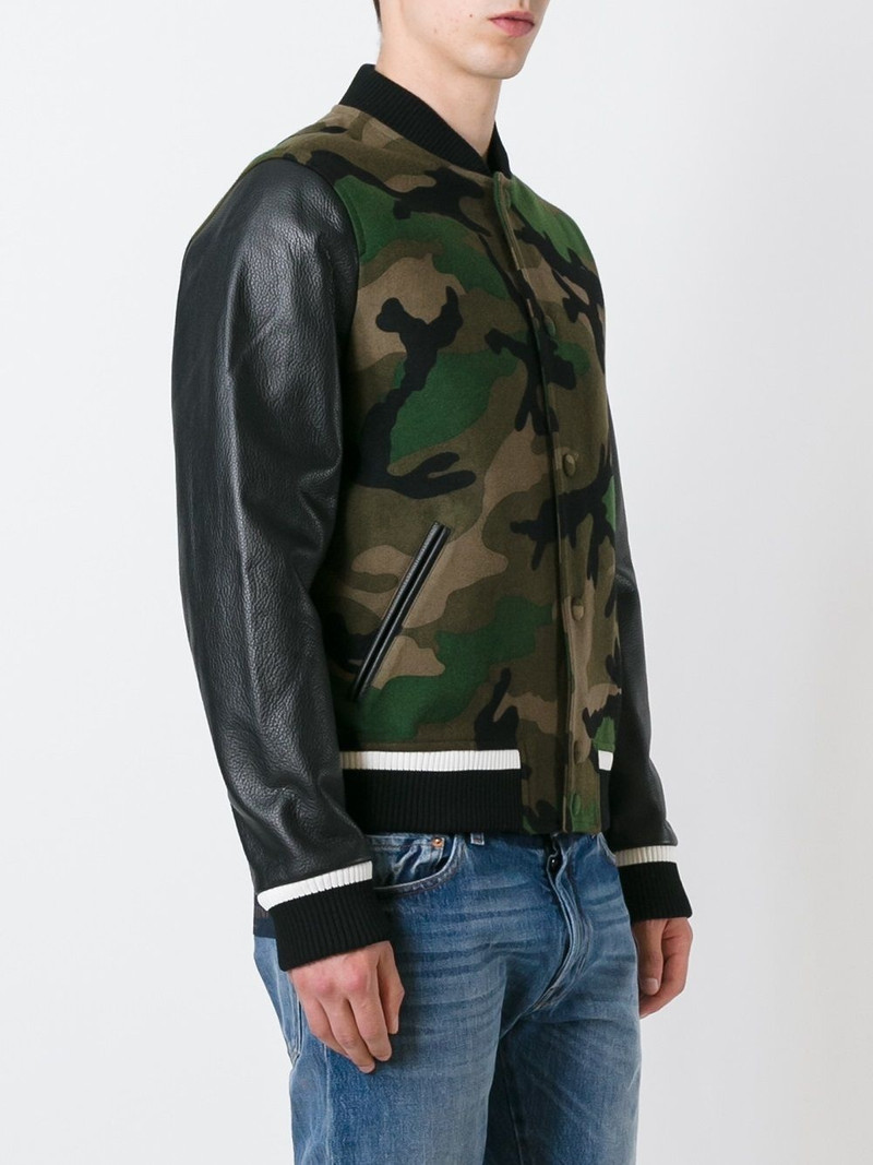 'Rockstud' camouflage bomber jacket 3