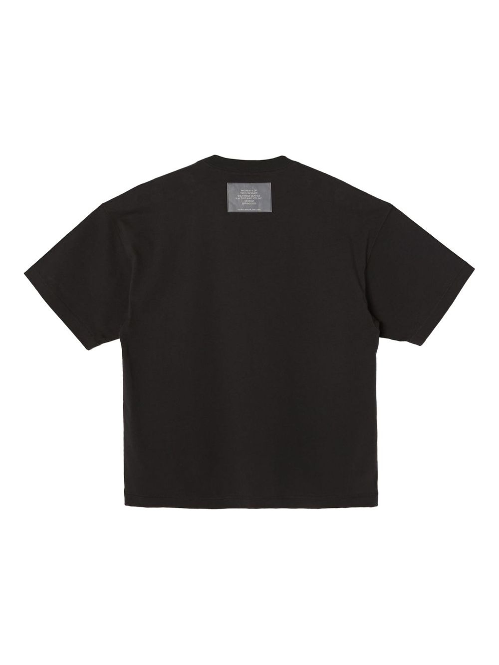 label-detail short-sleeve T-shirt - 2