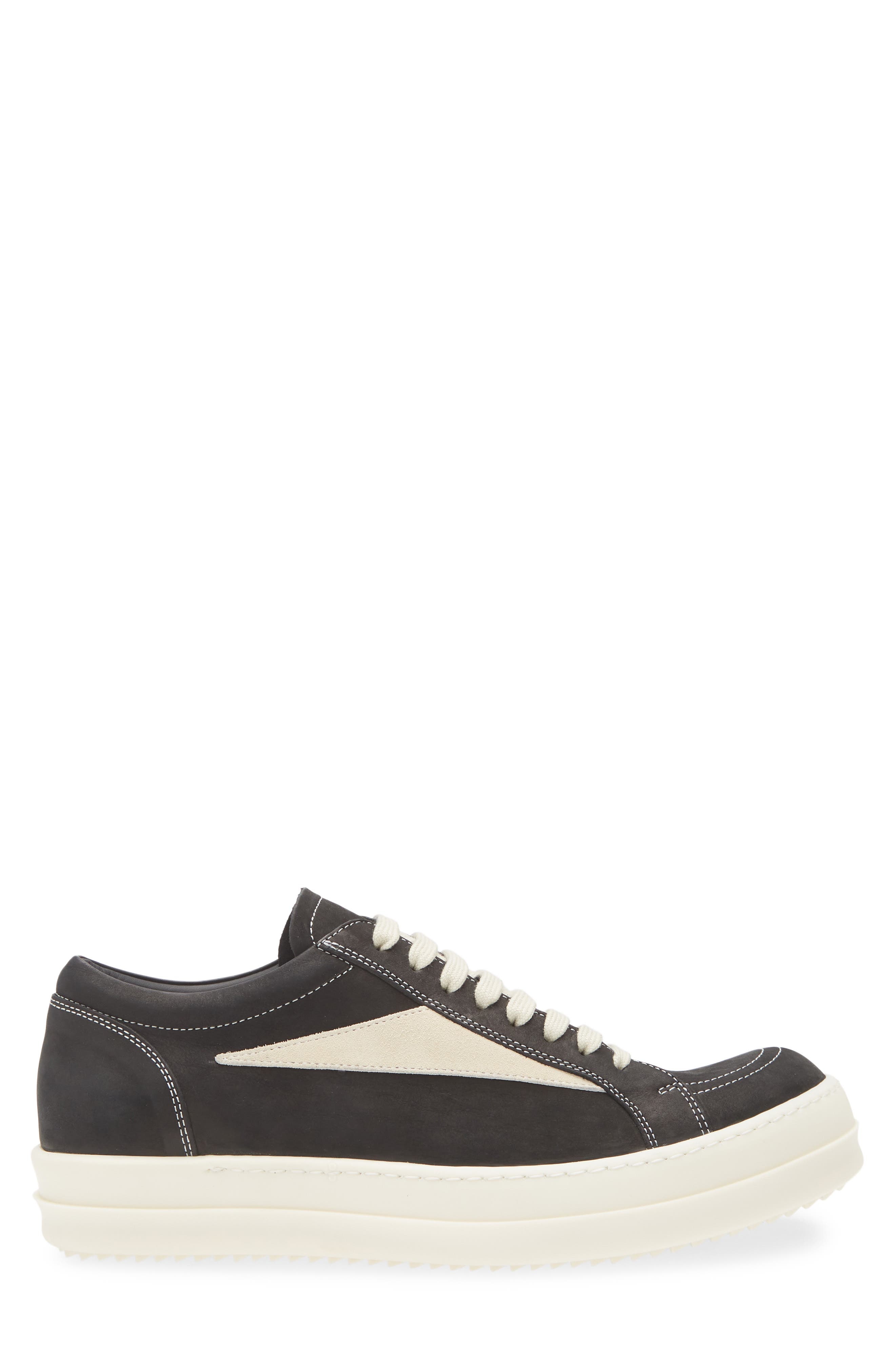 Rick Owens Vintage Sneaks Sneaker in Black/Milk/Milk at Nordstrom - 3