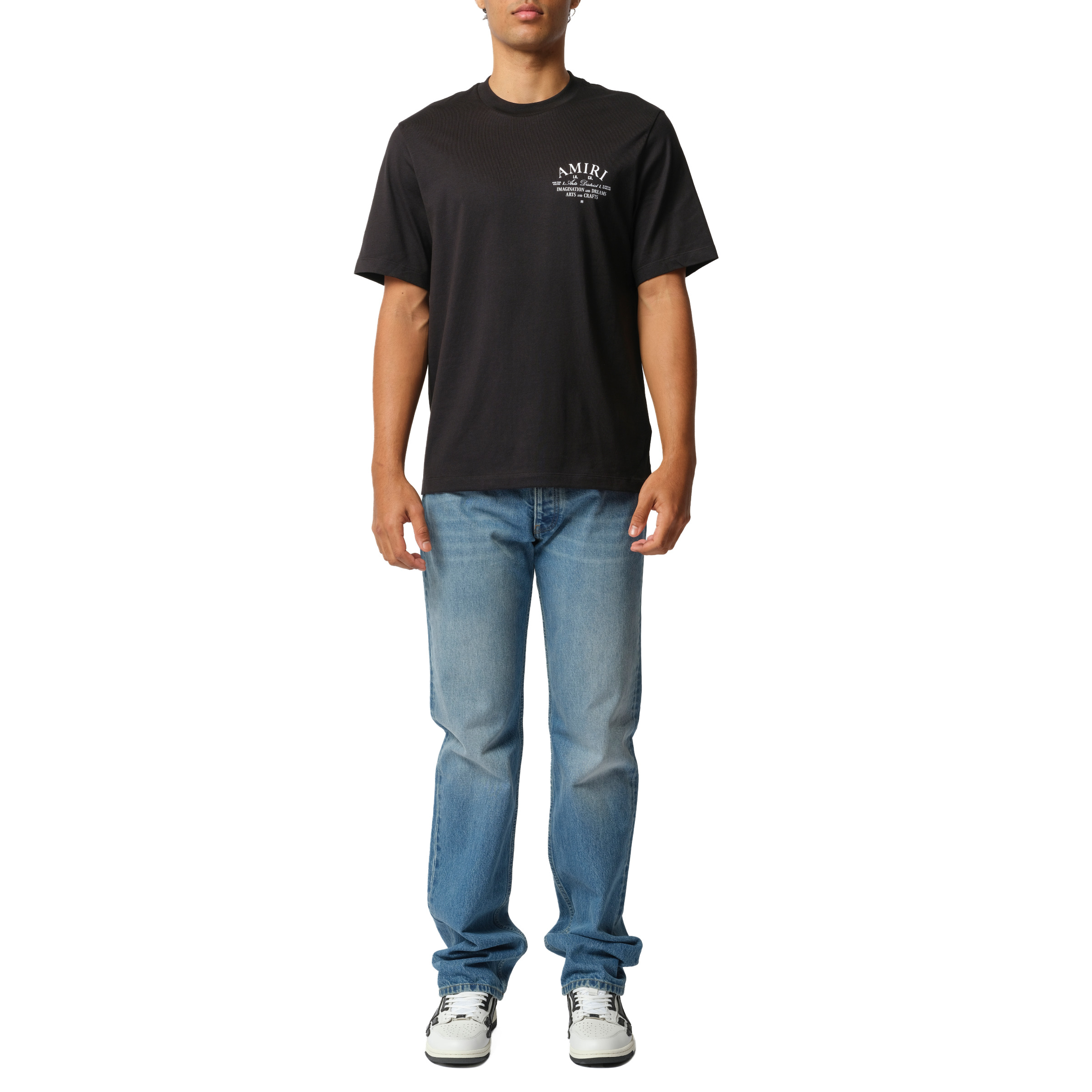 Amiri Arts District T-Shirt in Black/White - 4