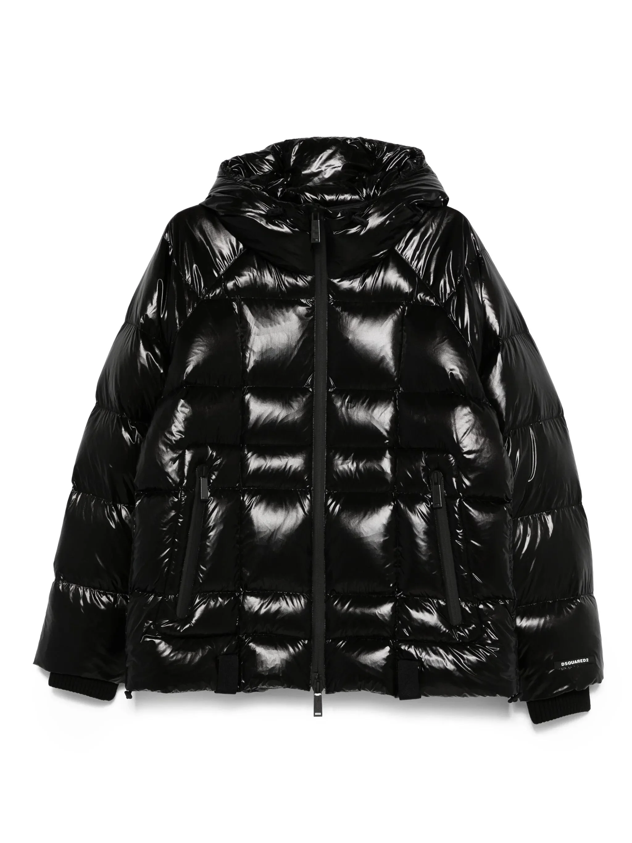 Dsquared2 Quilted Hooded Down Jacket - 1