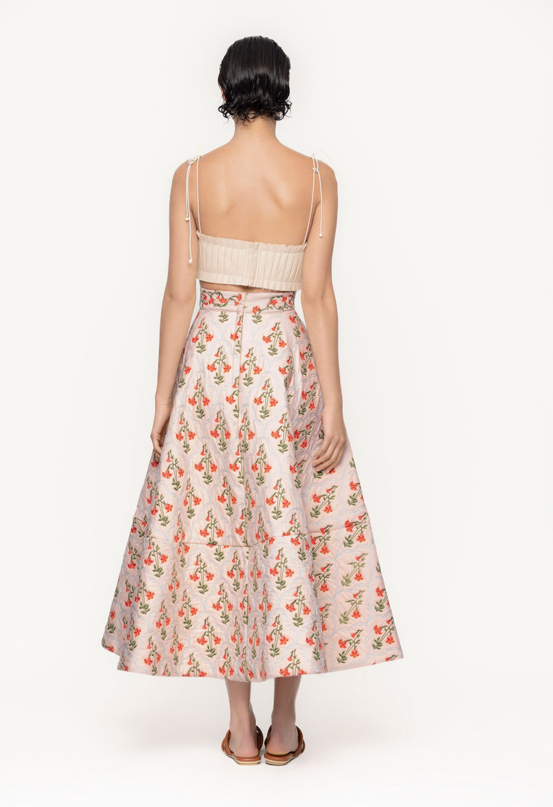 Bergamota Sabanero Atardecer Maxi Skirt 5